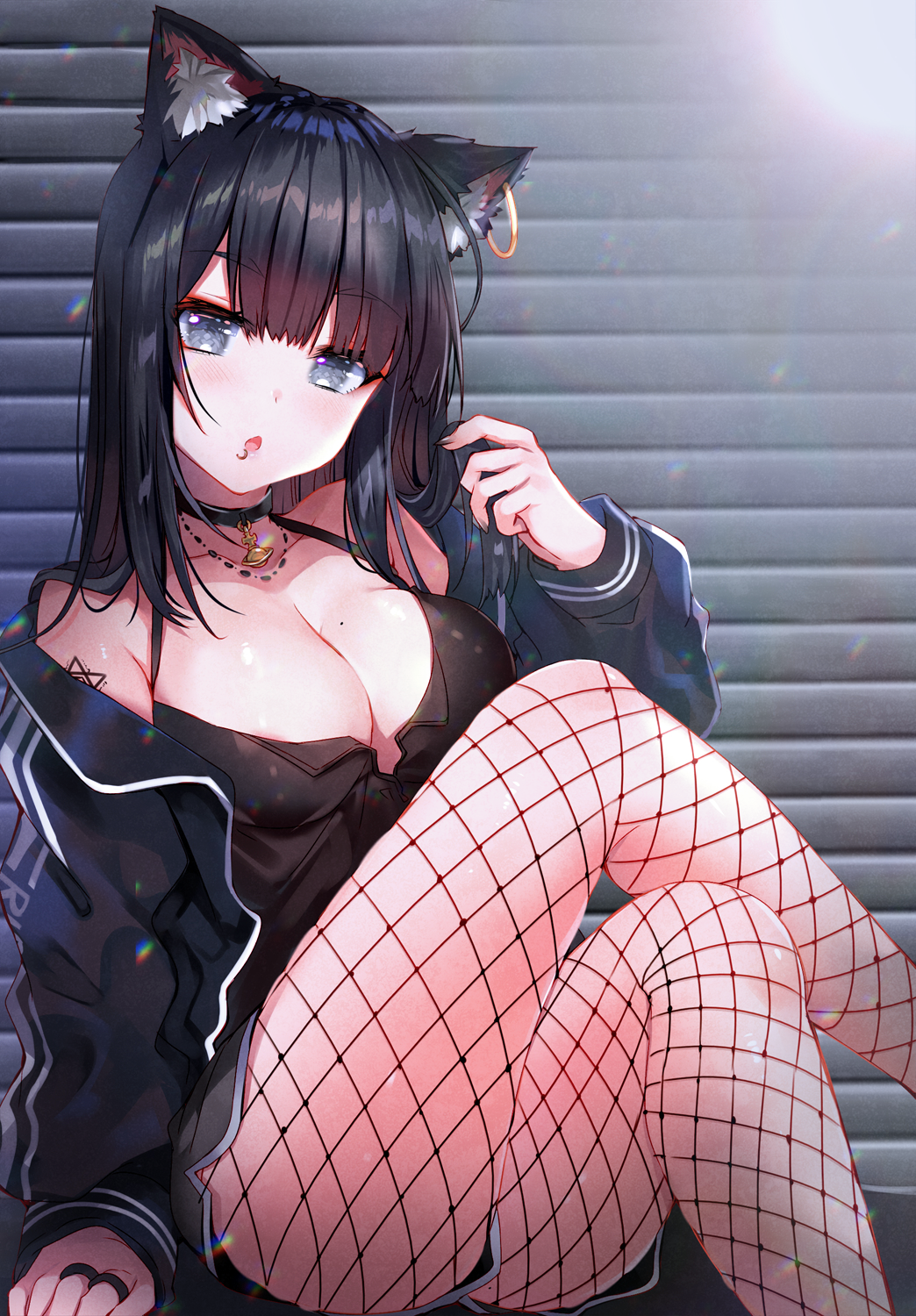 Nekomimi & Fishnet [original] - original