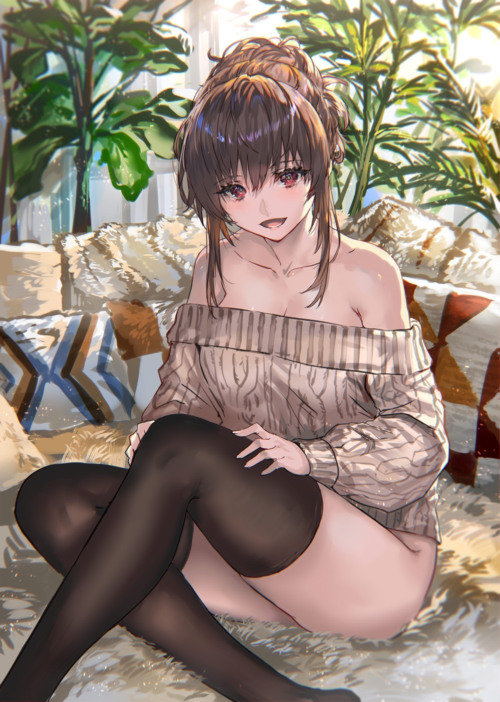 Off-Shoulder Sweater [Original] - Original