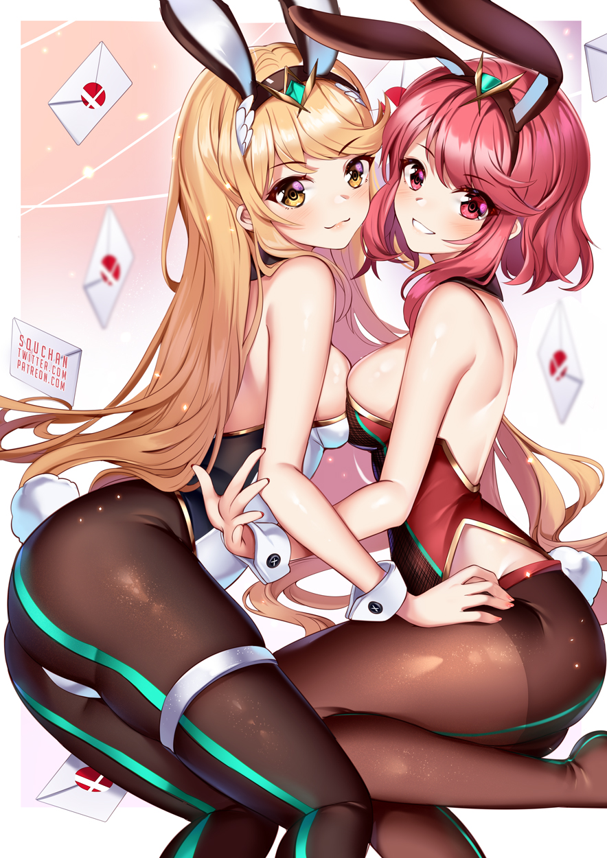 Bunny Mythra & Pyra [Xenoblade II] - Xenoblade II