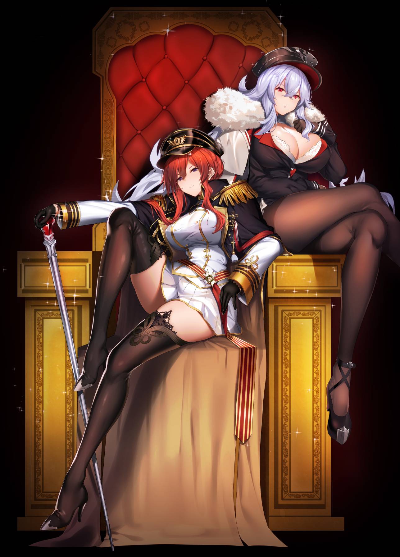 Monarch & Graf Zeppelin[Azur Lane] - Azur Lane