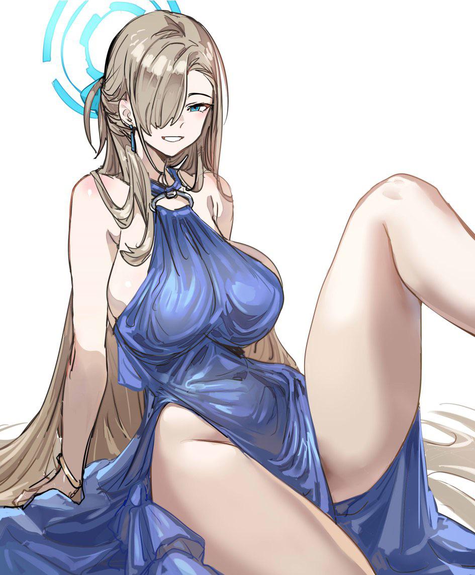 Asuna in blue (@BOW999)[Blue Archive] - @BOW999