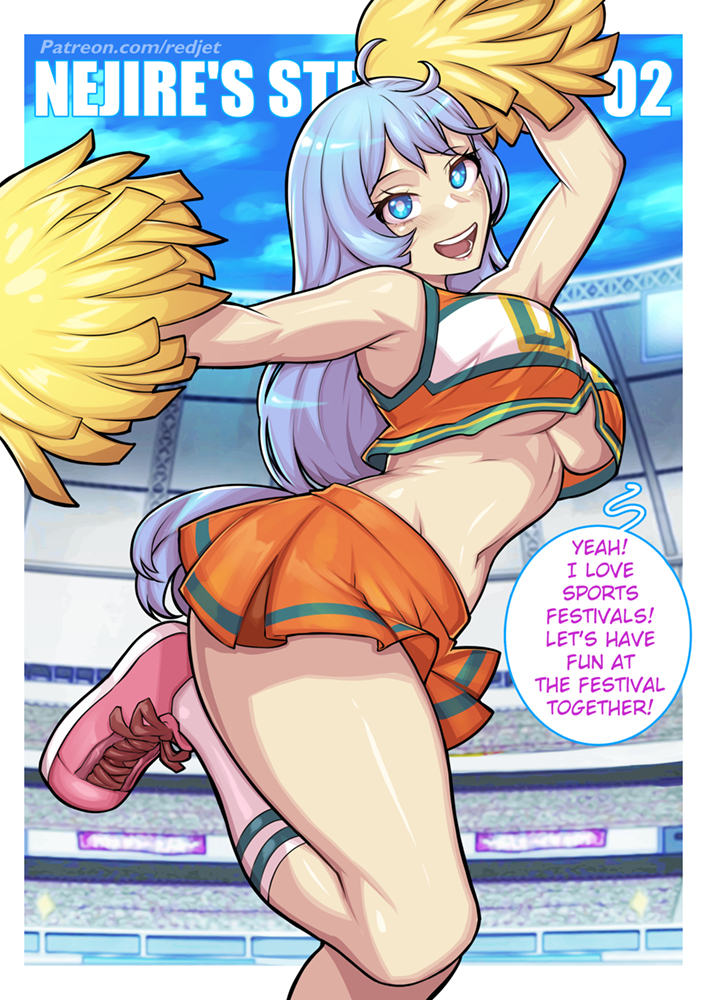 Cheerleader Nejire Enjoying the Sports Festival (by redjet) [My Hero Academia] - by redjet