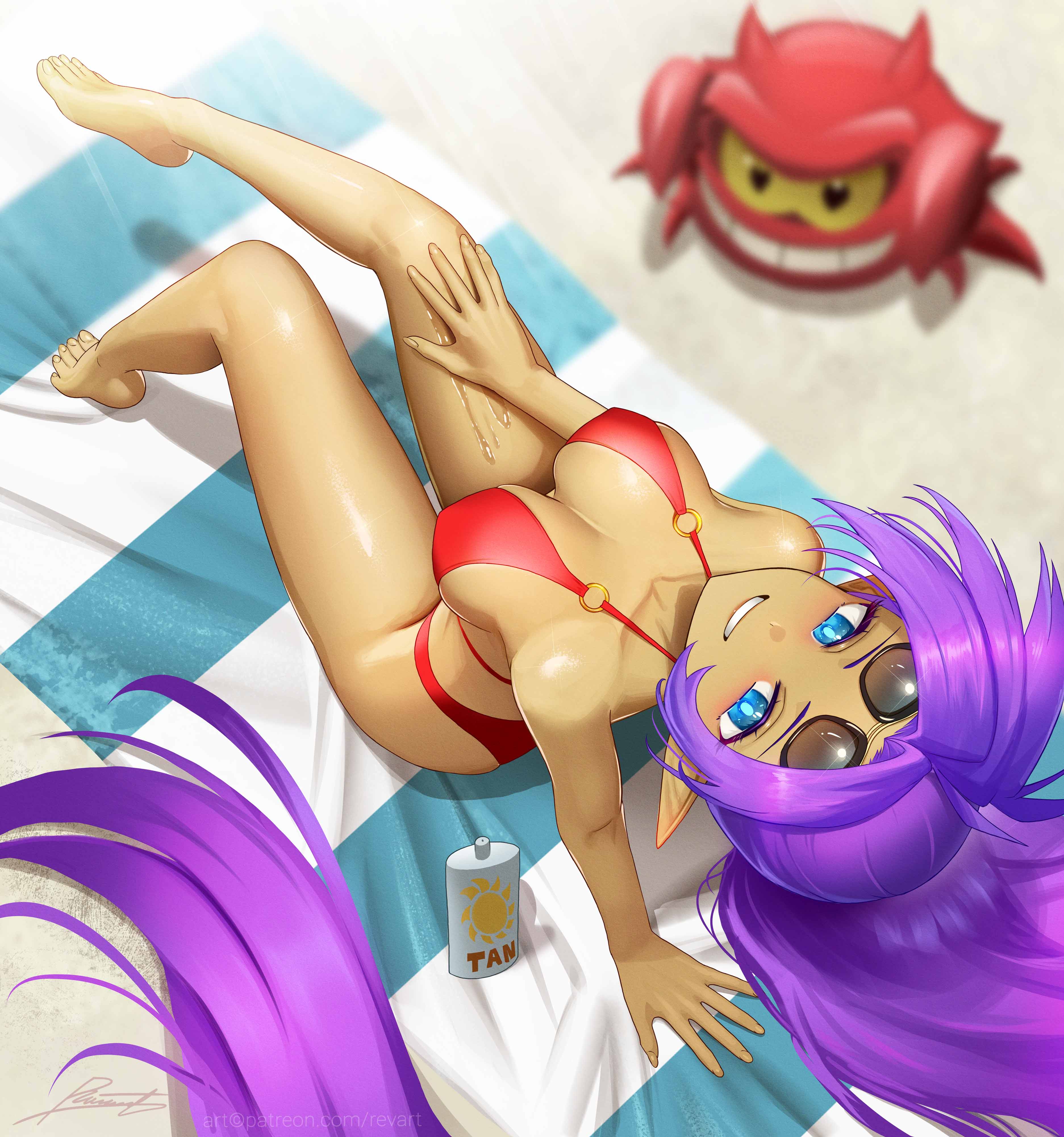Shantae Tanning (Revenant on Pixiv) [Shantae] - Revenant on Pixiv