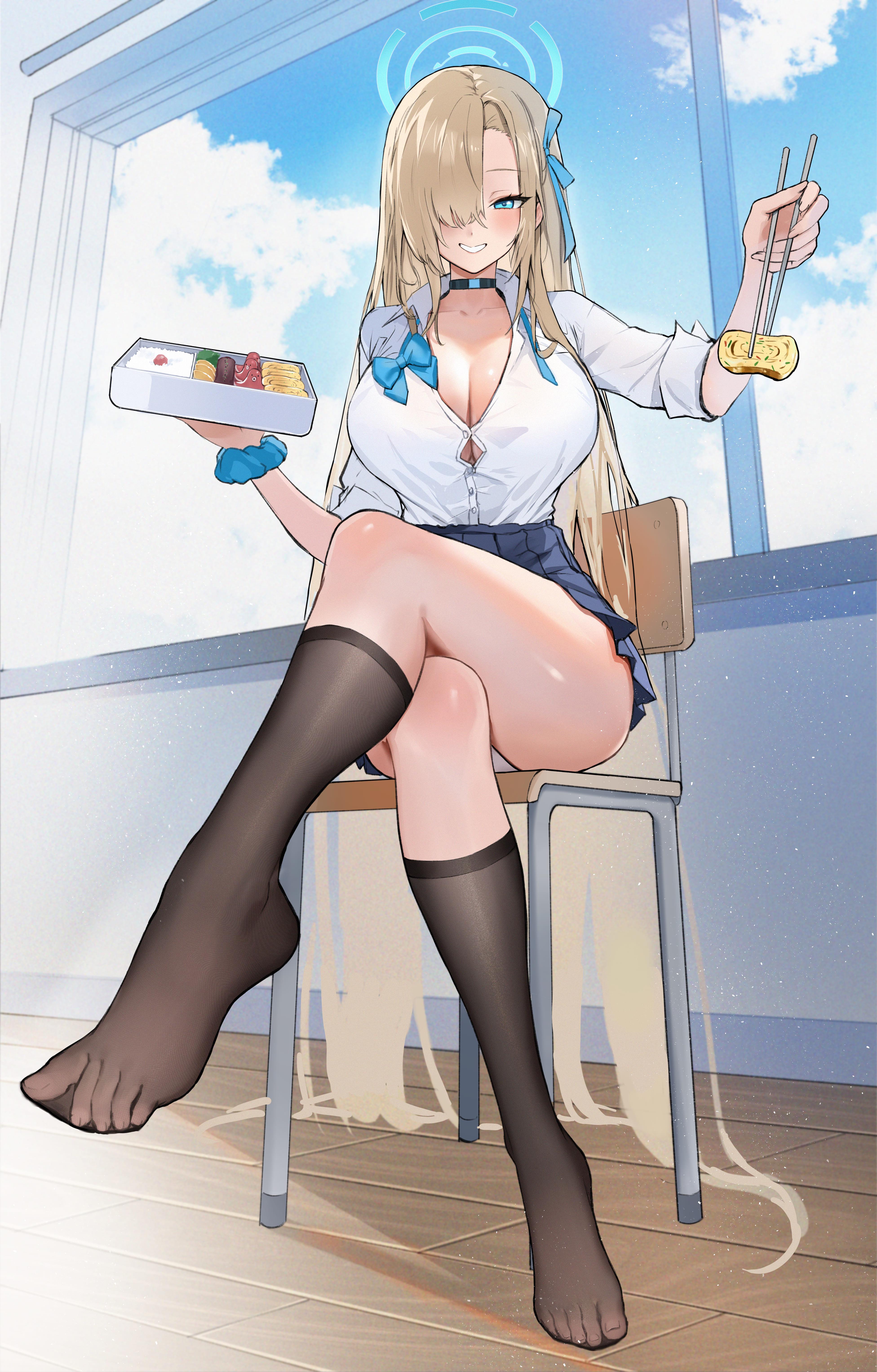 Would you kneel before Asuna to be fed by her? (By: HOVAKU) - By: HOVAKU