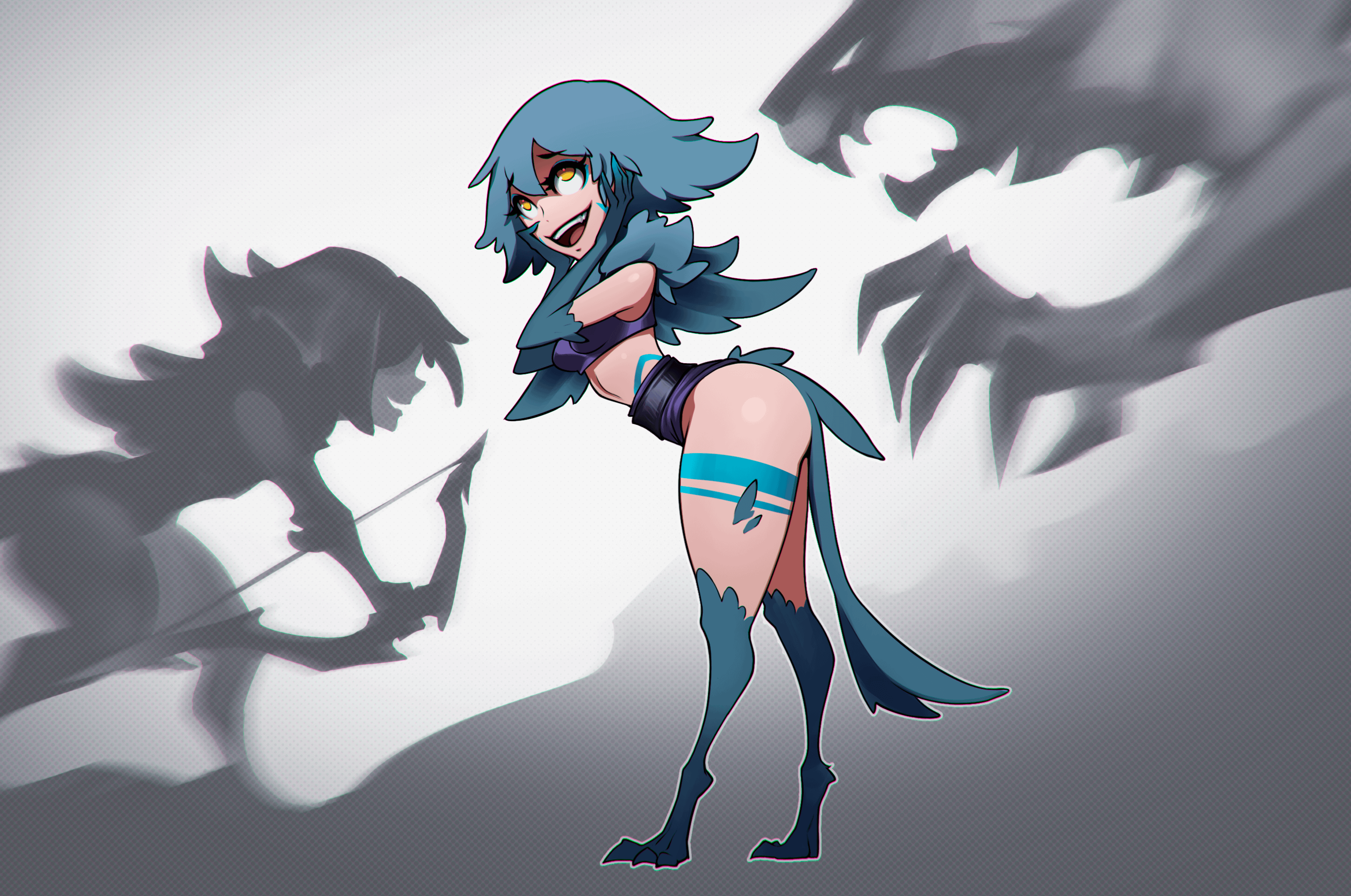 Melea - adrenalin maniac harpy [game: The Veil Chronicles: Nix University] - game: The Veil Chronicles: Nix University