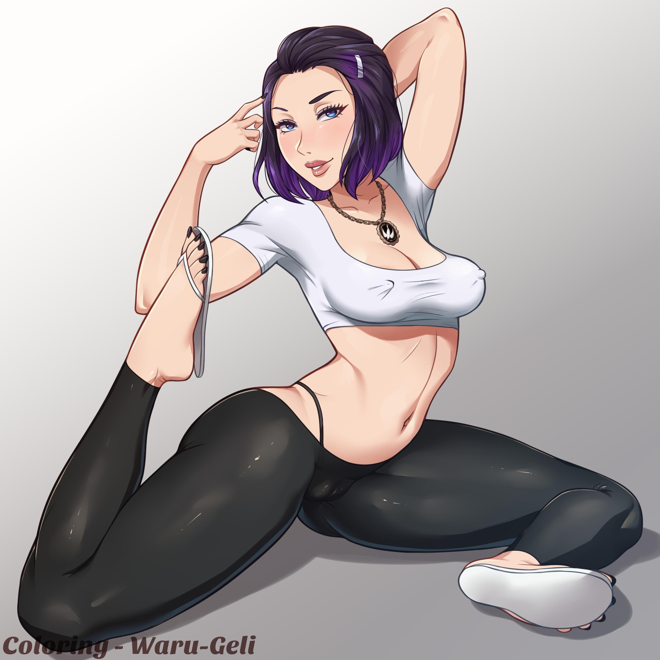 Sally Doing Yoga (Waru-Geli and LMSketch) [Original] - Waru-Geli and LMSketch