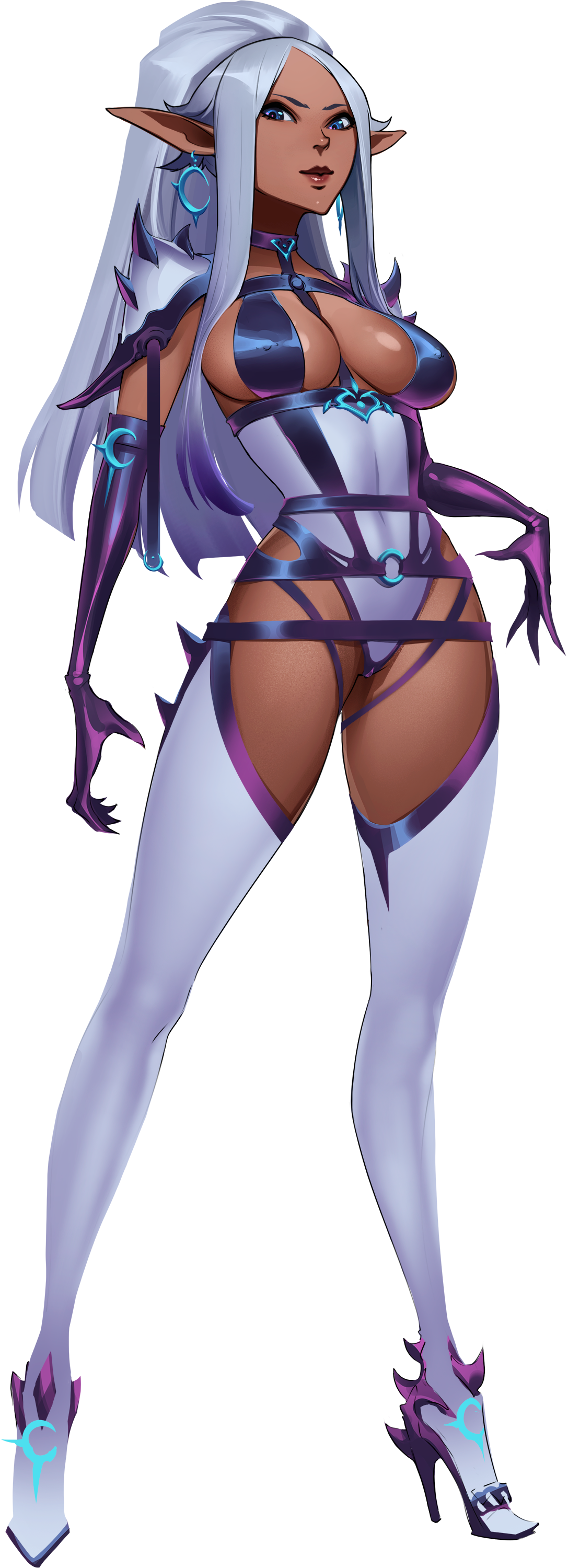 Dzira - dark elven girl (Ninego) [The Veil Chronicles: Nix University]  - Ninego