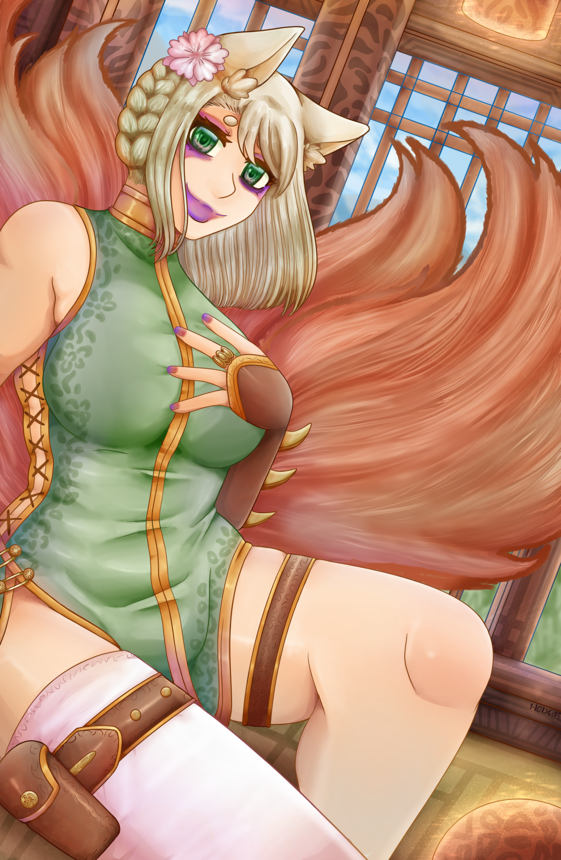 All thighs are good thighs (animelegs Anime GIF)