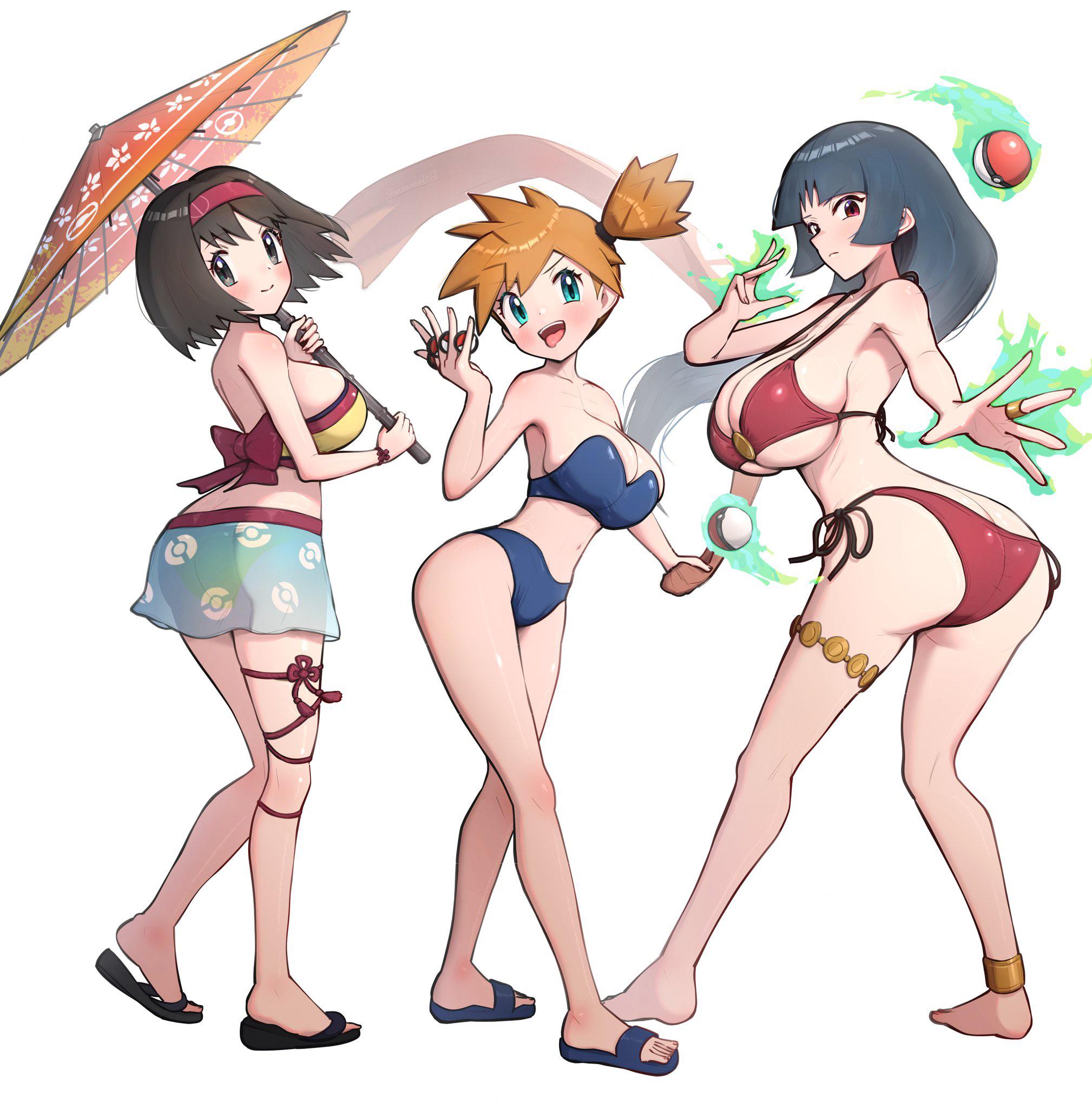 Erika, Misty, and Sabrina [Pokemon] - Pokemon
