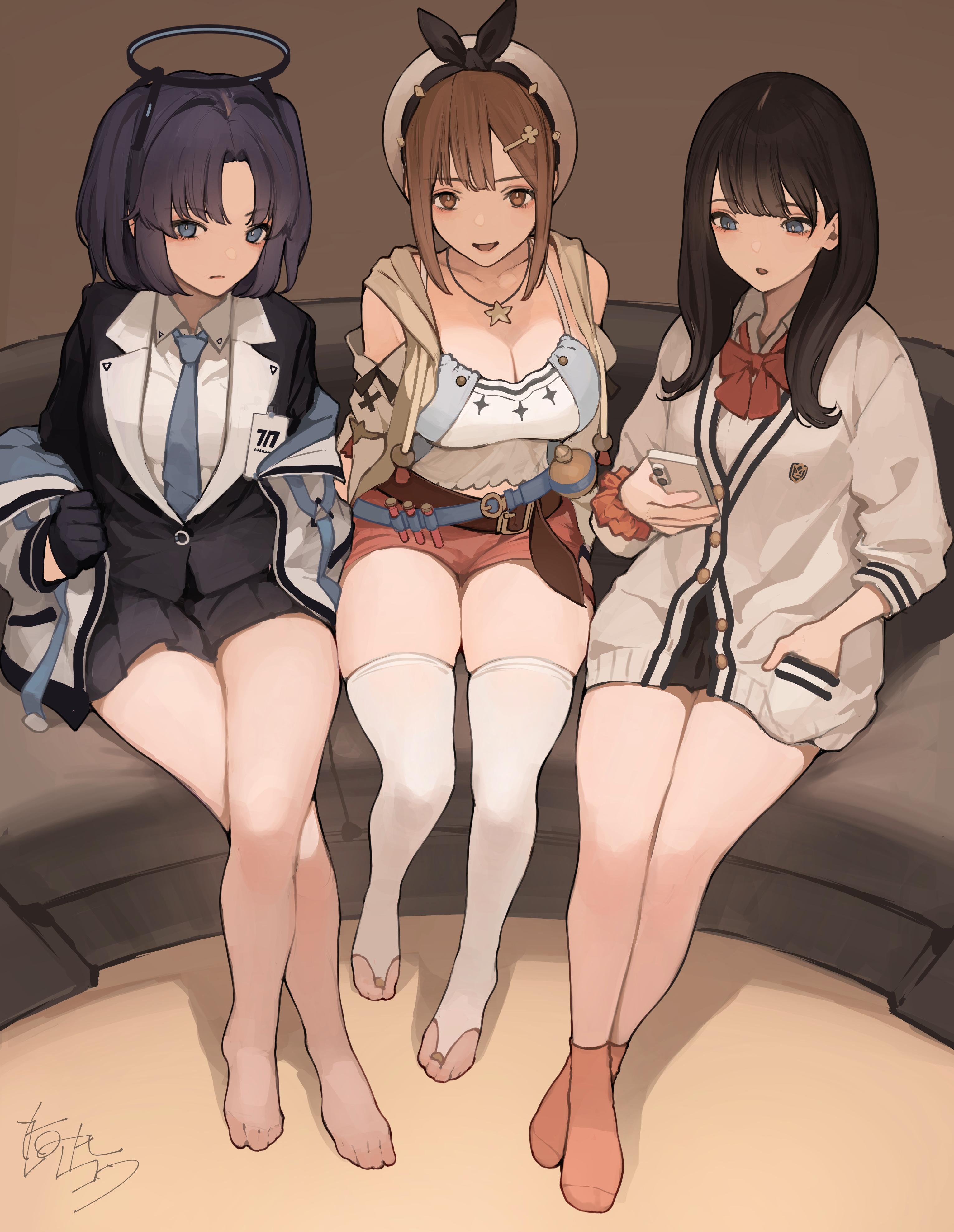 Thigh Trio [Blue Archive + Atelier Ryza + SSSS.GRIDMAN] - Blue Archive + Atelier Ryza + SSSS.GRIDMAN