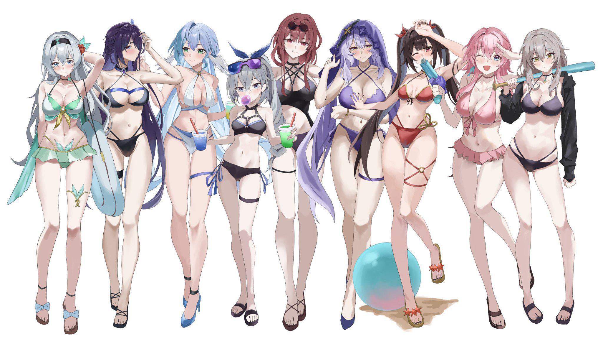 [Honkai Star Rail] Bikini Beauties - Honkai Star Rail