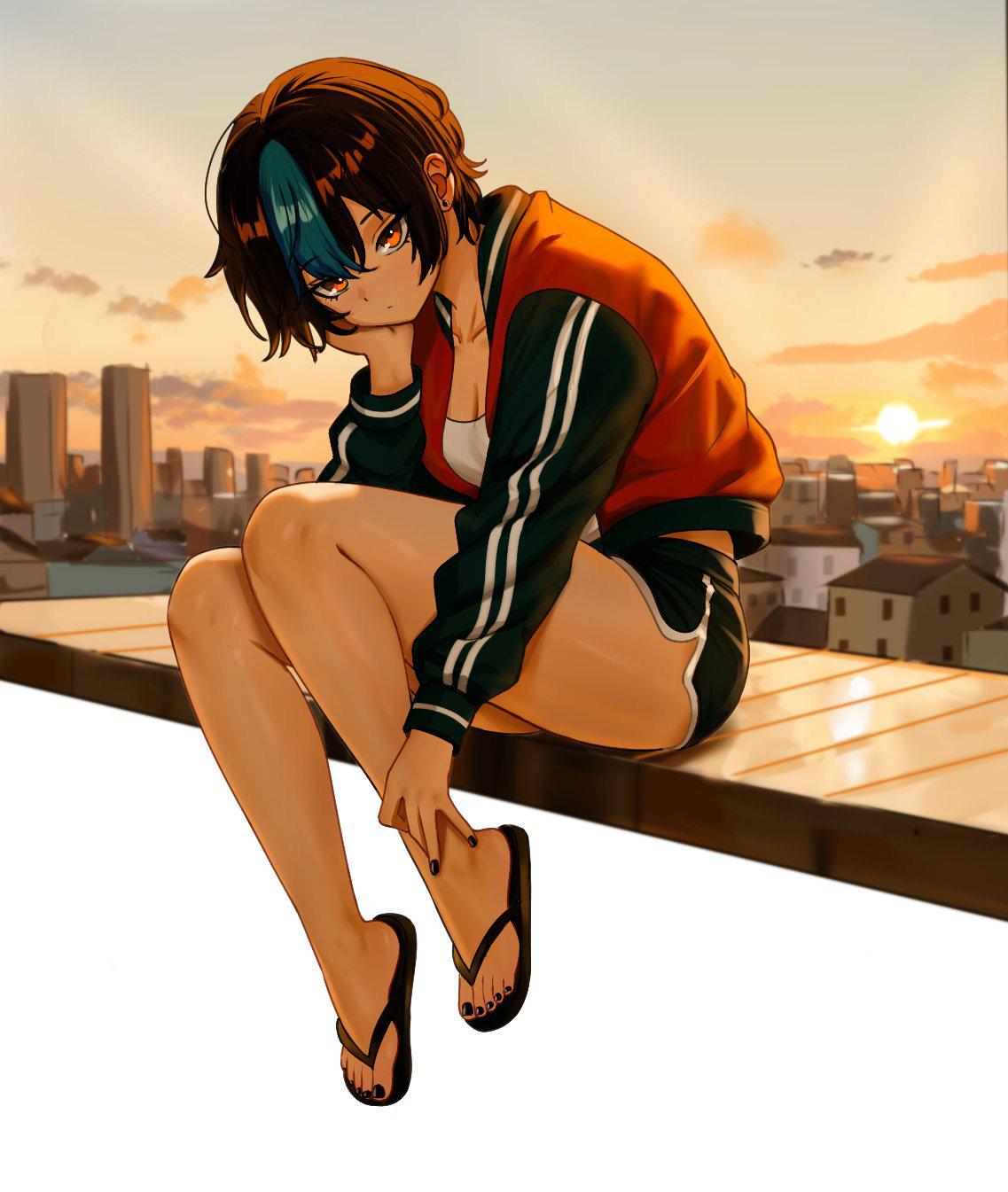 Tomboy and Comfy Sunset [Original] - Original