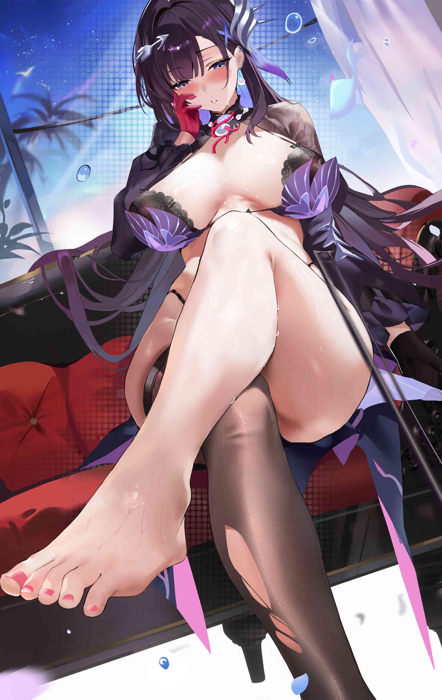 Hysilens in purple bikini (飯桶君 / sioconsole89) [Honkai Series / Honkai: Star Rail] - 飯桶君 / sioconsole89