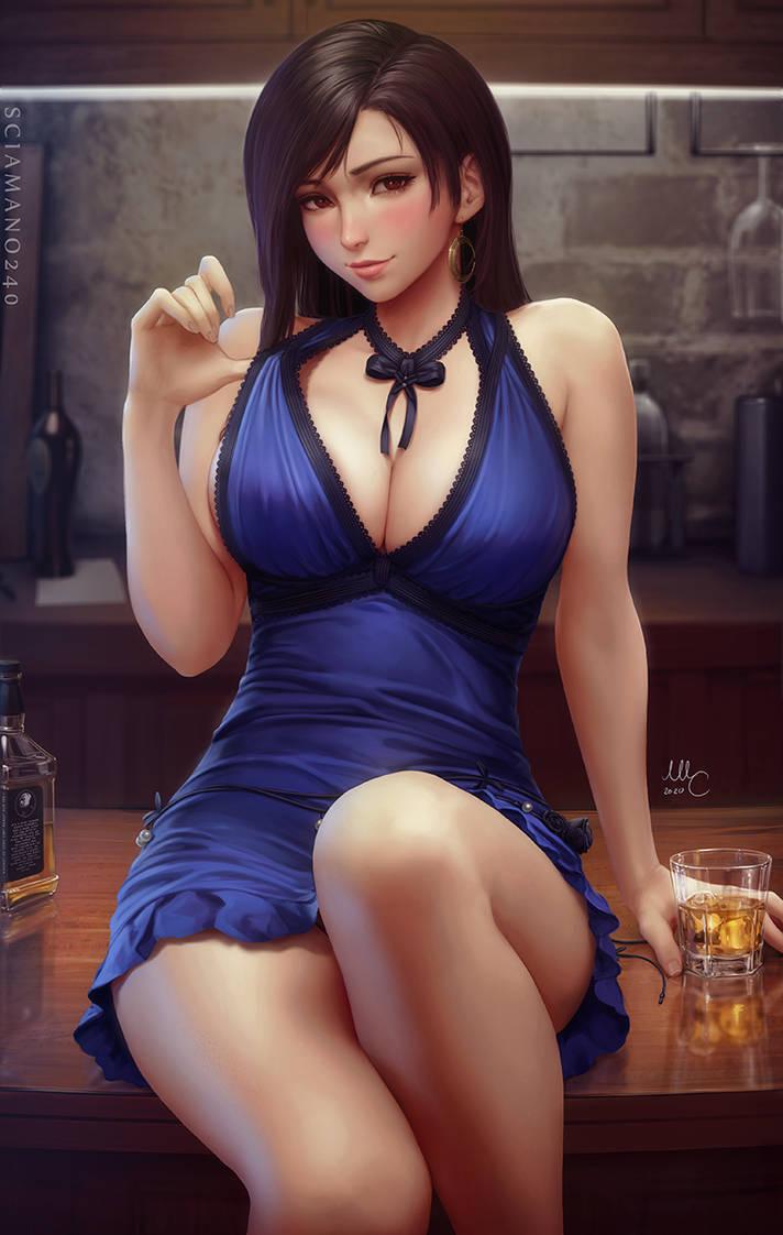 Tifa in evening dress [final fantasy] - final fantasy