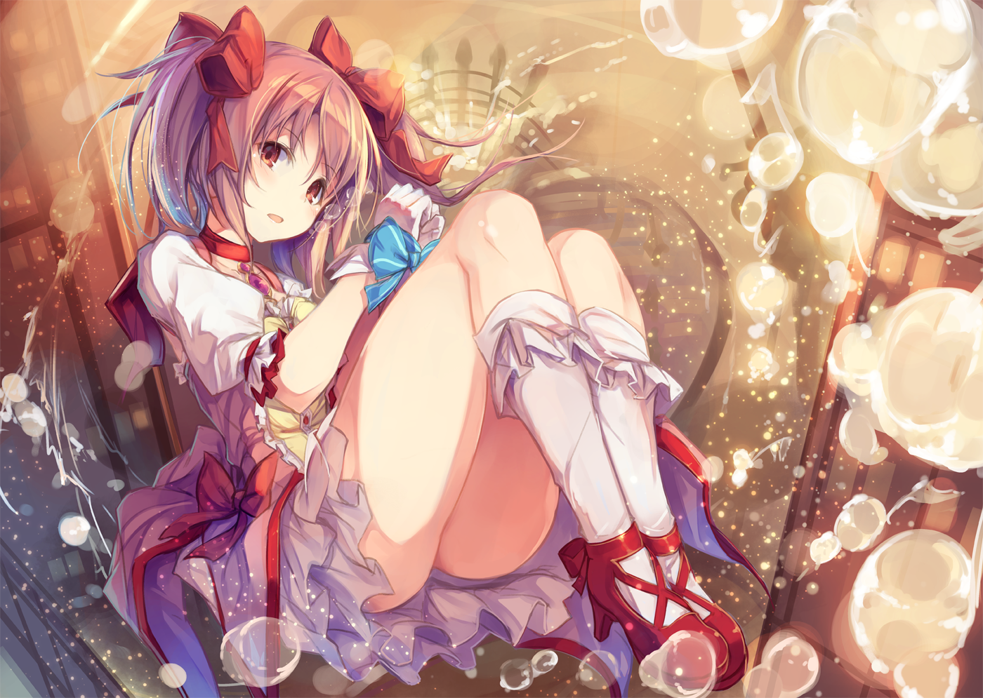 Madoka's frilly socks [Puella Magi Madoka Magica] - Puella Magi Madoka Magica