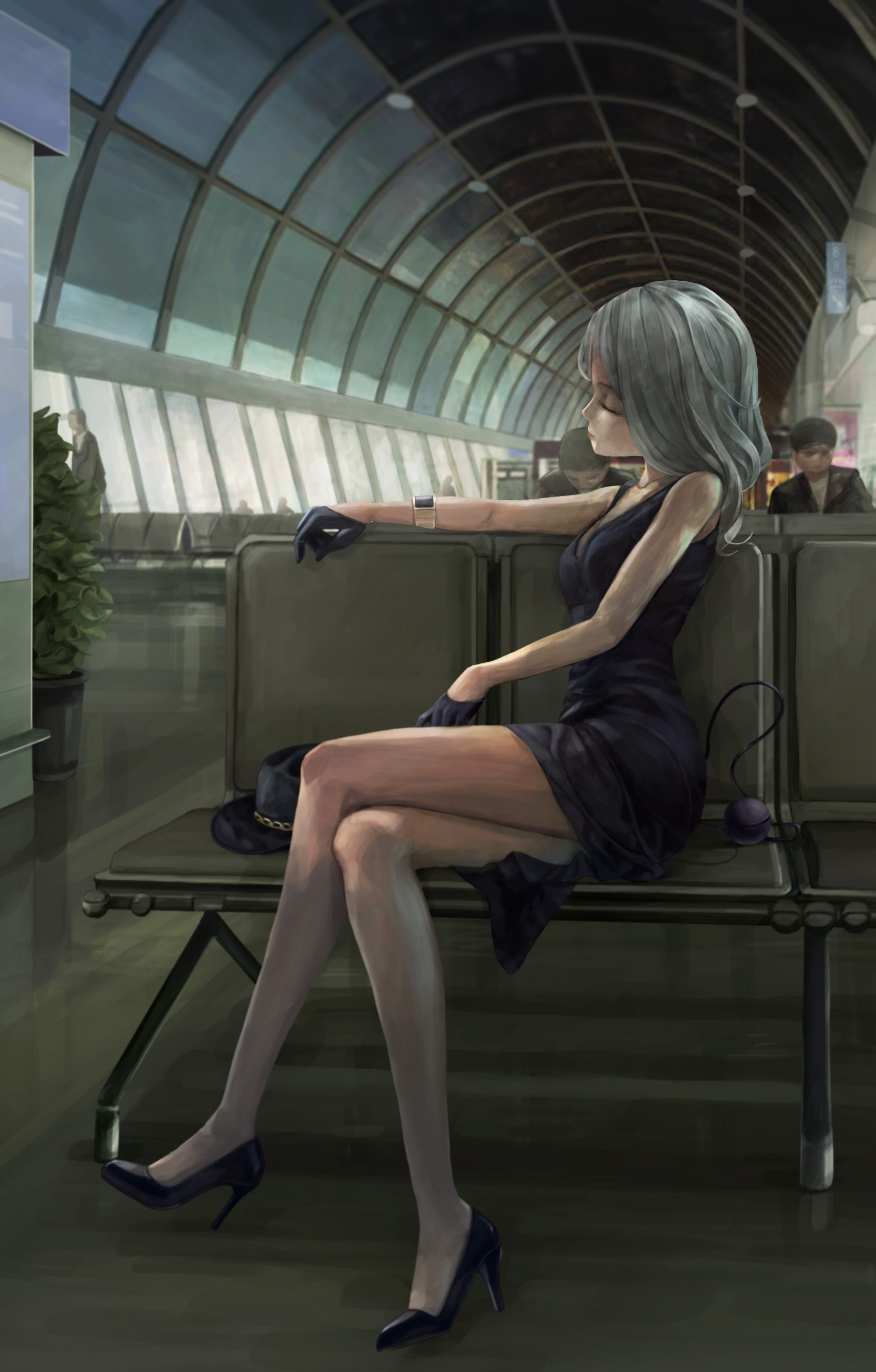 black dress [touhou] - touhou