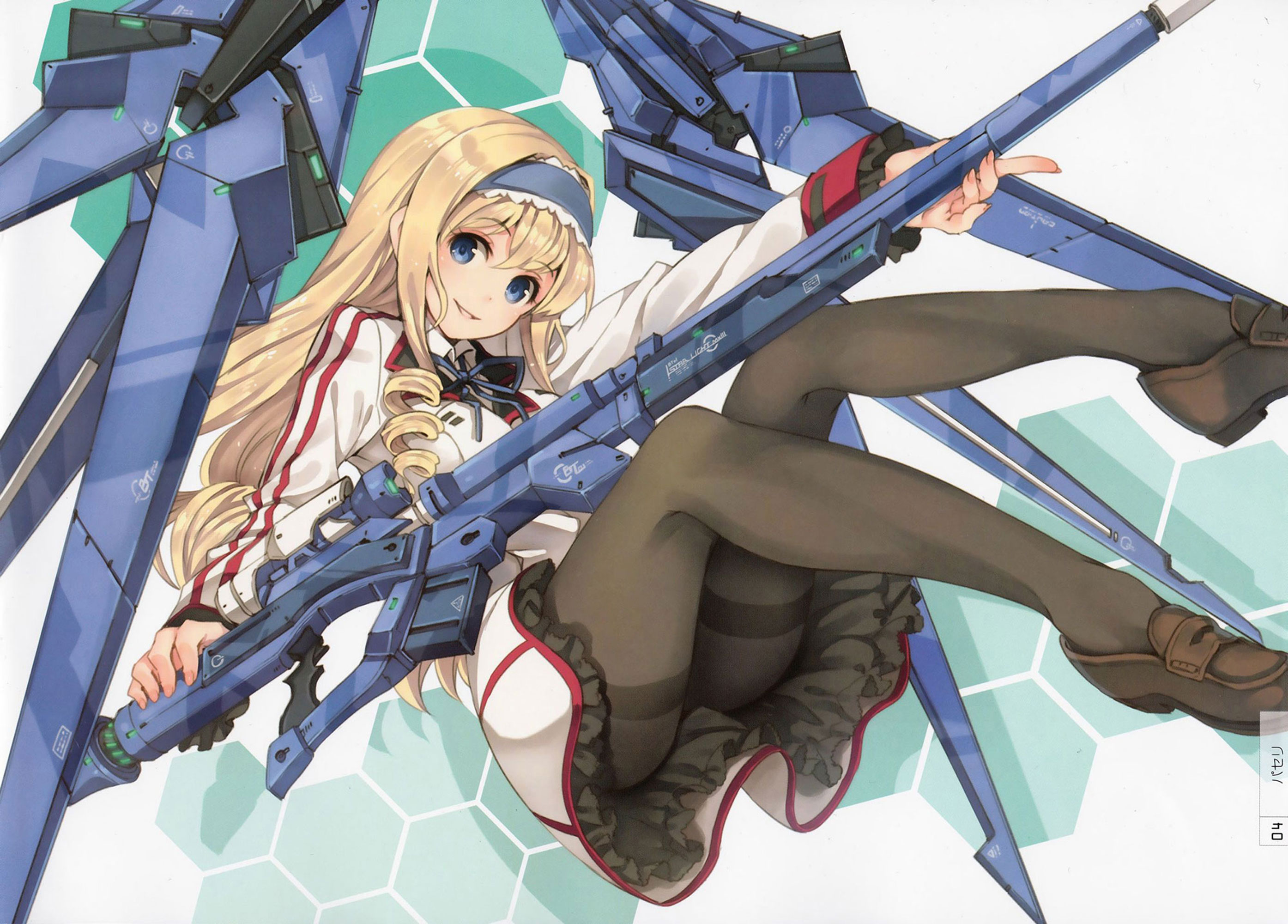 a blue rifle [infinite stratos] - infinite stratos