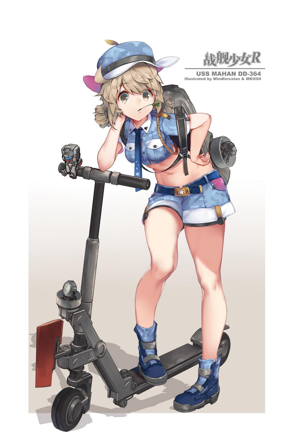 Warships have nice legs too [Mahan] [Warship Maiden] - Mahan