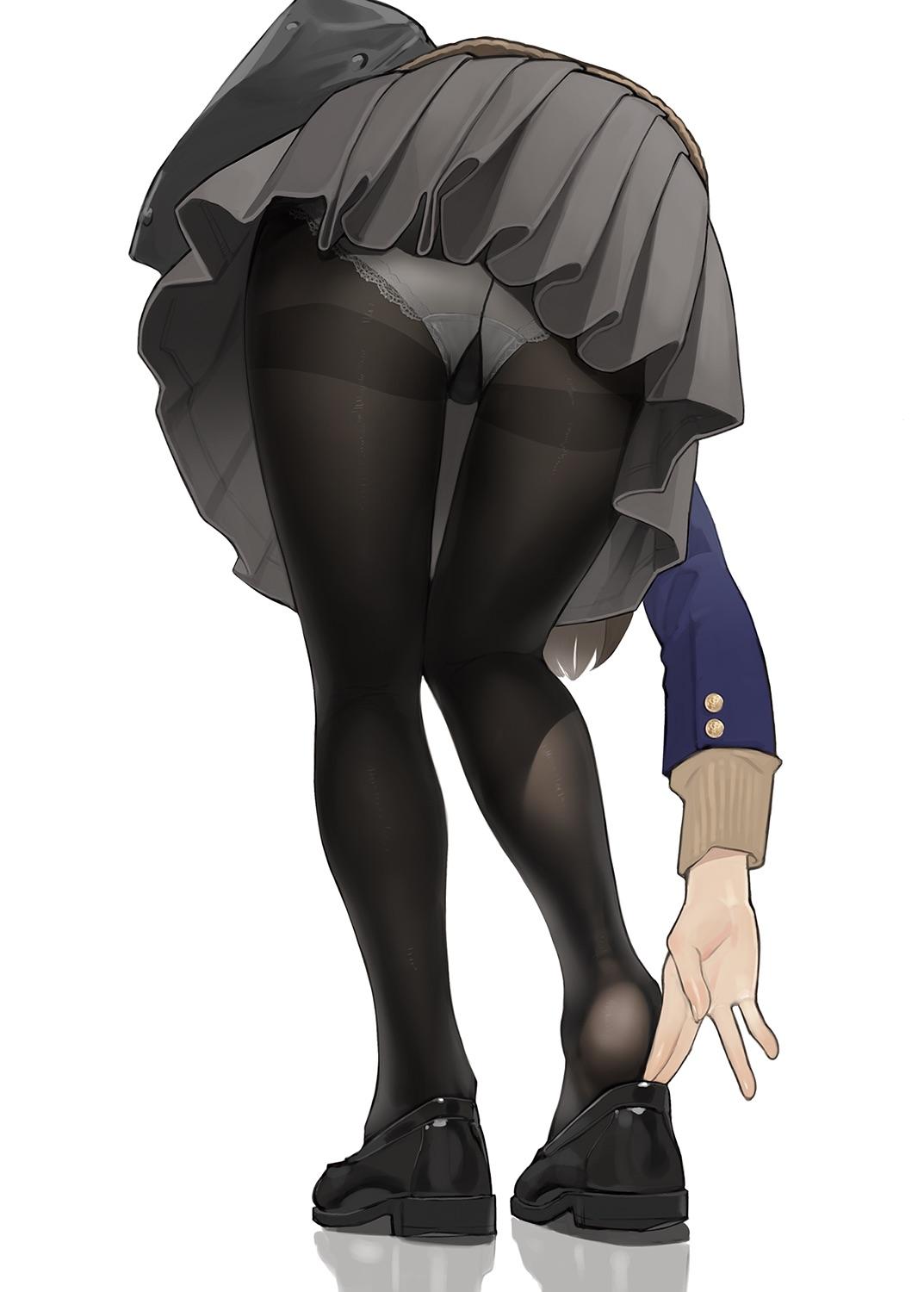 For the glory of the tights! (animelegs Anime GIF)
