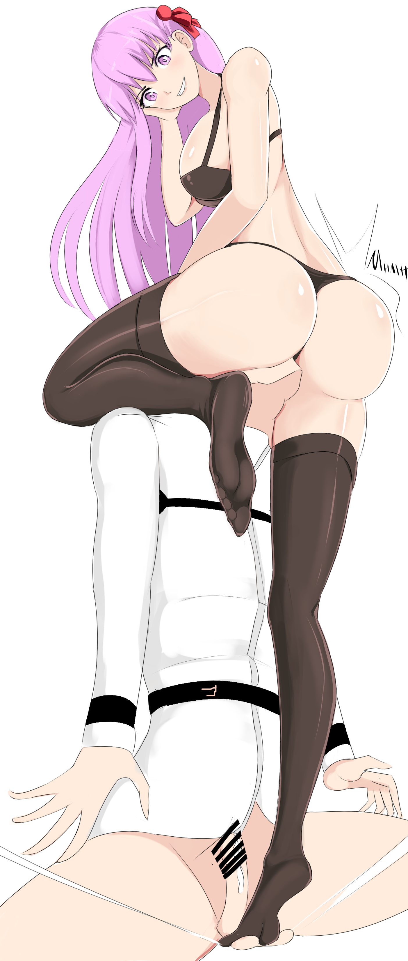 Would you like to be punished by BB-chan? (animelegs Anime GIF)