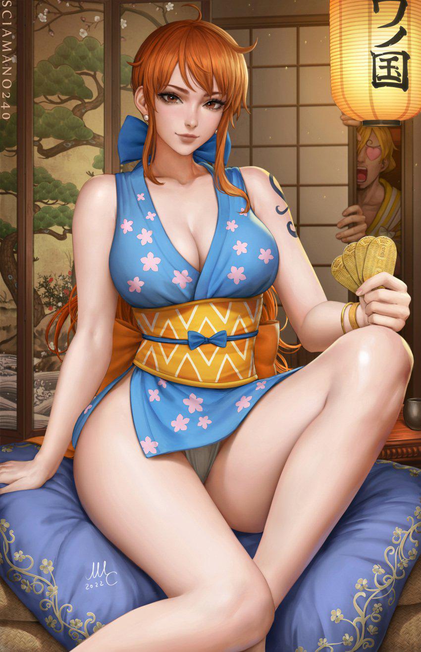 Nami being sexy[one piece] - one piece
