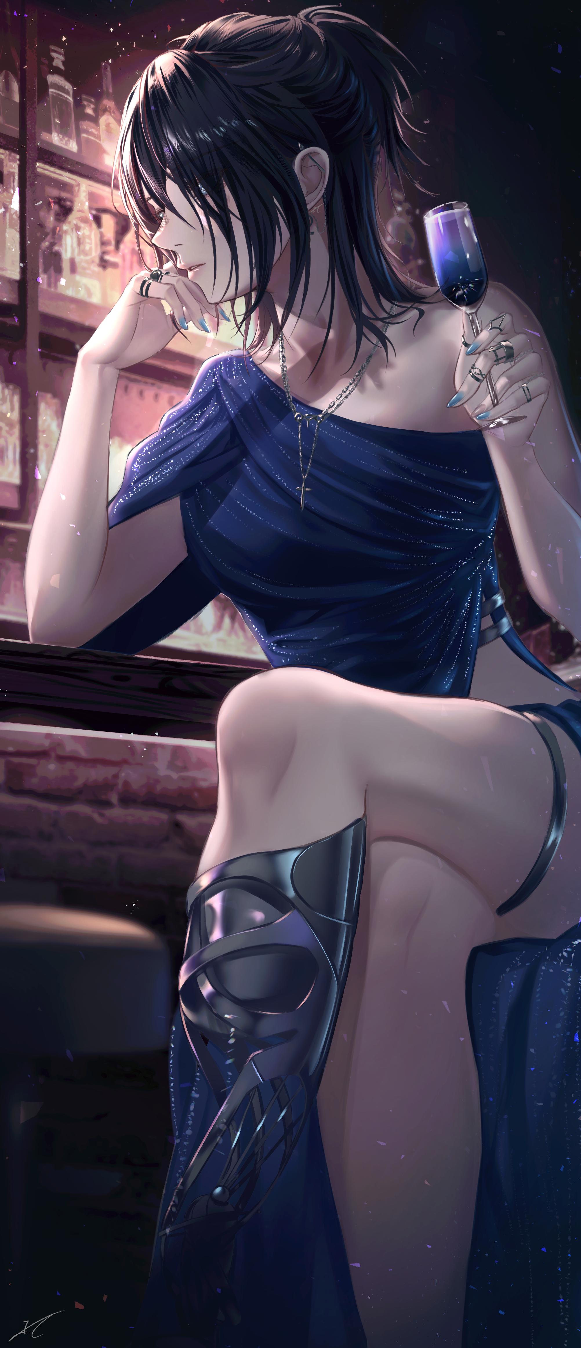 Having a Drink [Artist's Original] - Artist's Original