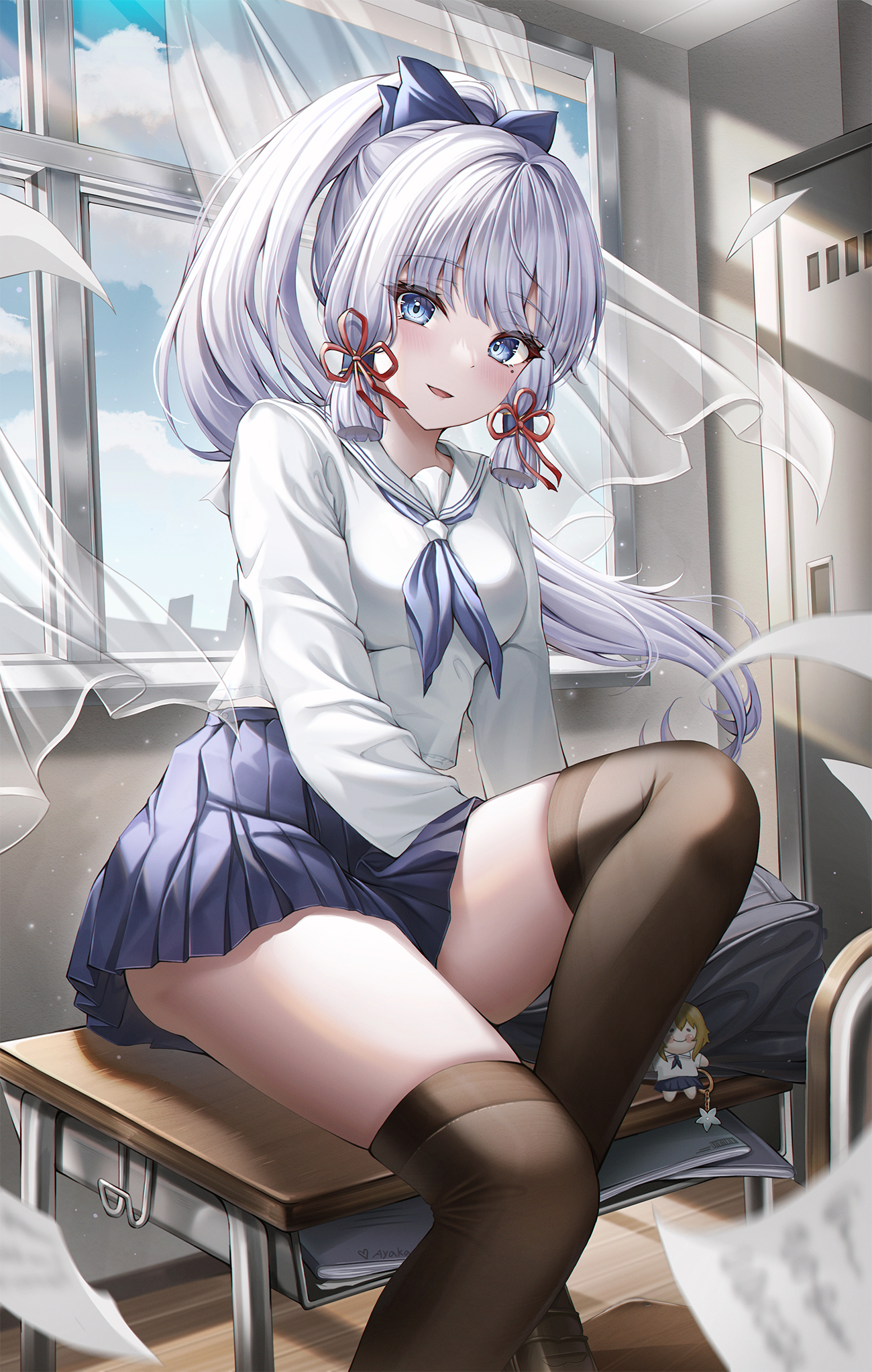 Ayaka's nice thigh highs [genshin impact] - genshin impact
