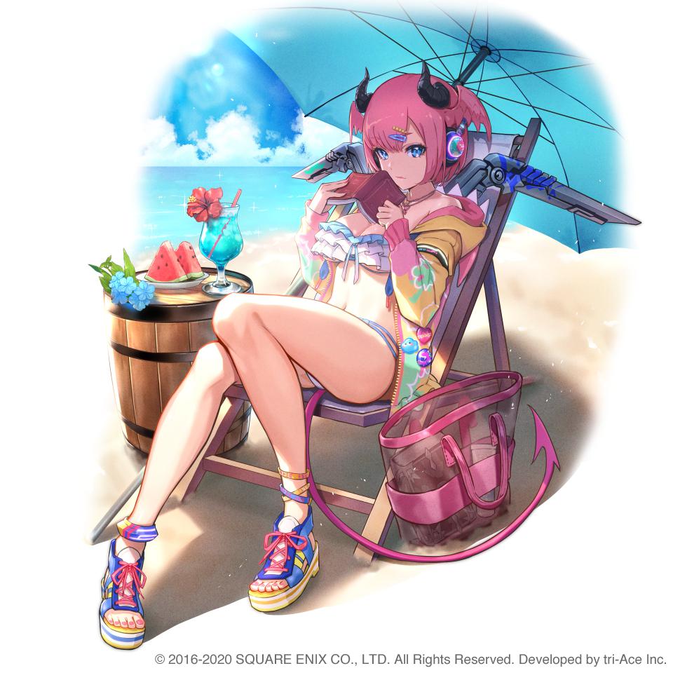 Relaxing at the beach [Star Ocean] - Star Ocean
