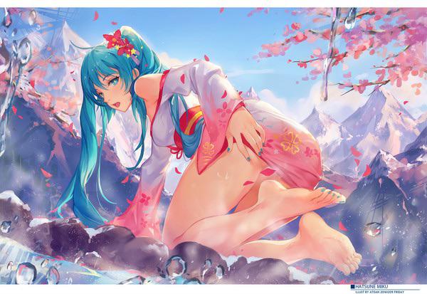 Hatsune Miku’s sexy legs [Atdan] - Atdan
