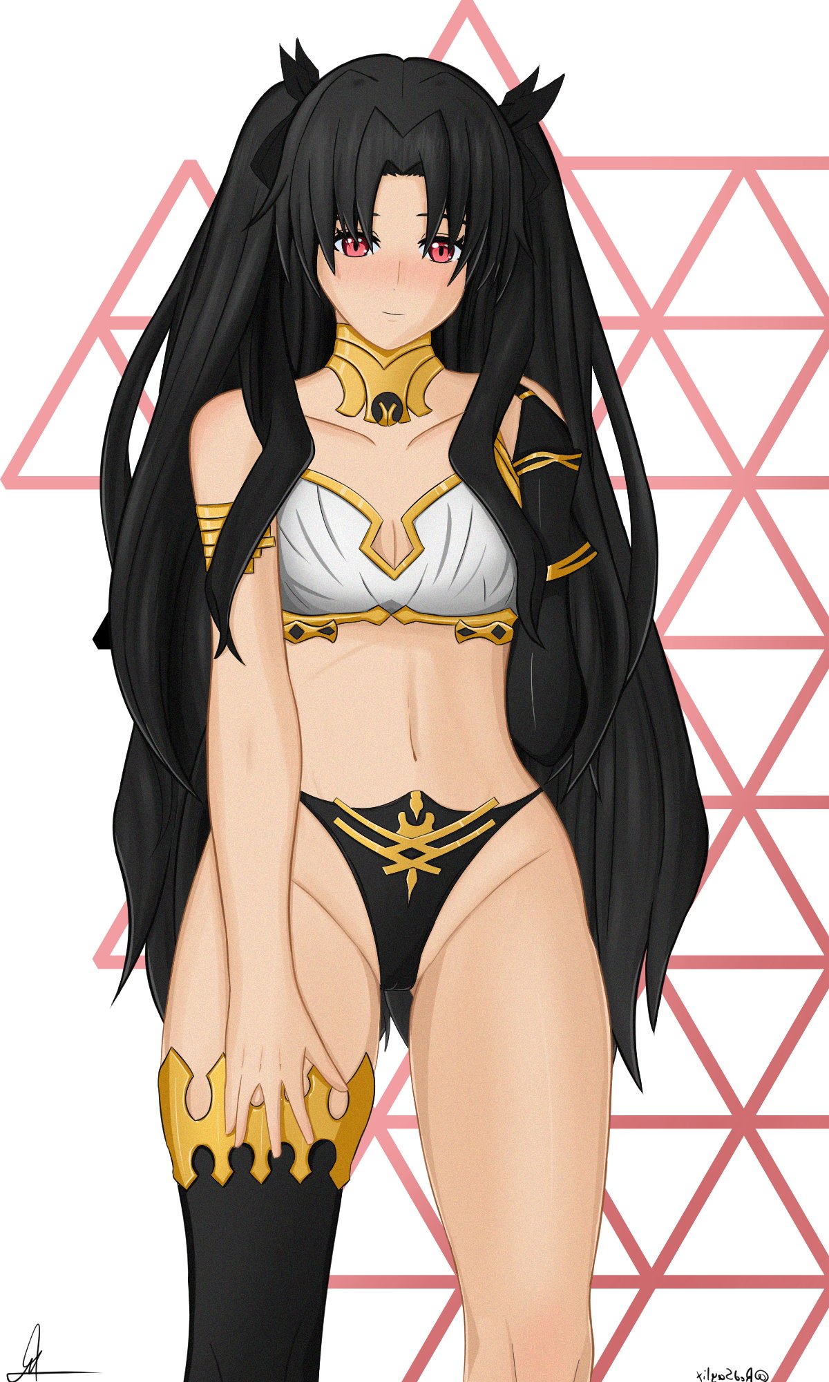 Friend drew Ishtar (animelegs Anime GIF)
