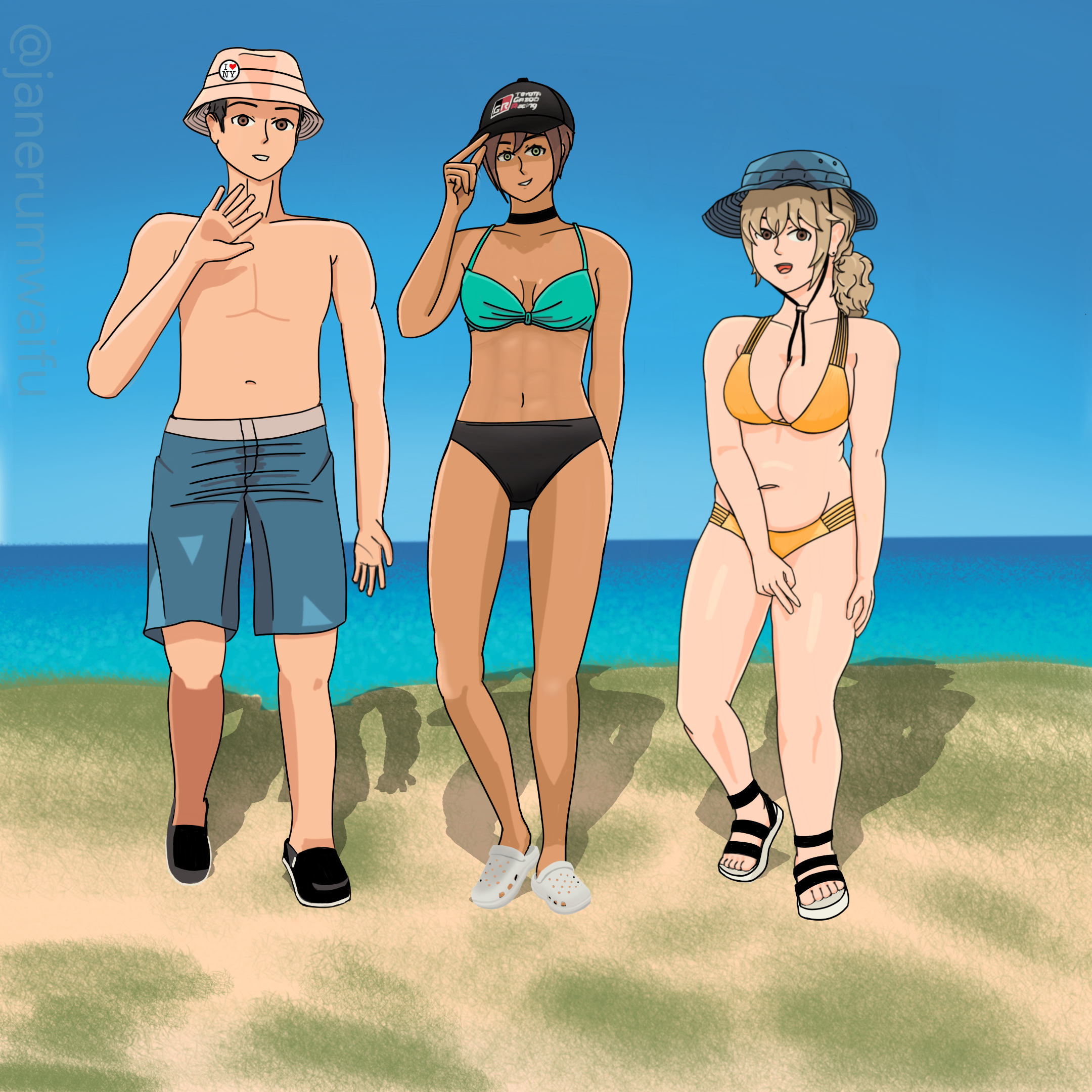 Crazy with hats! (Original) - Original