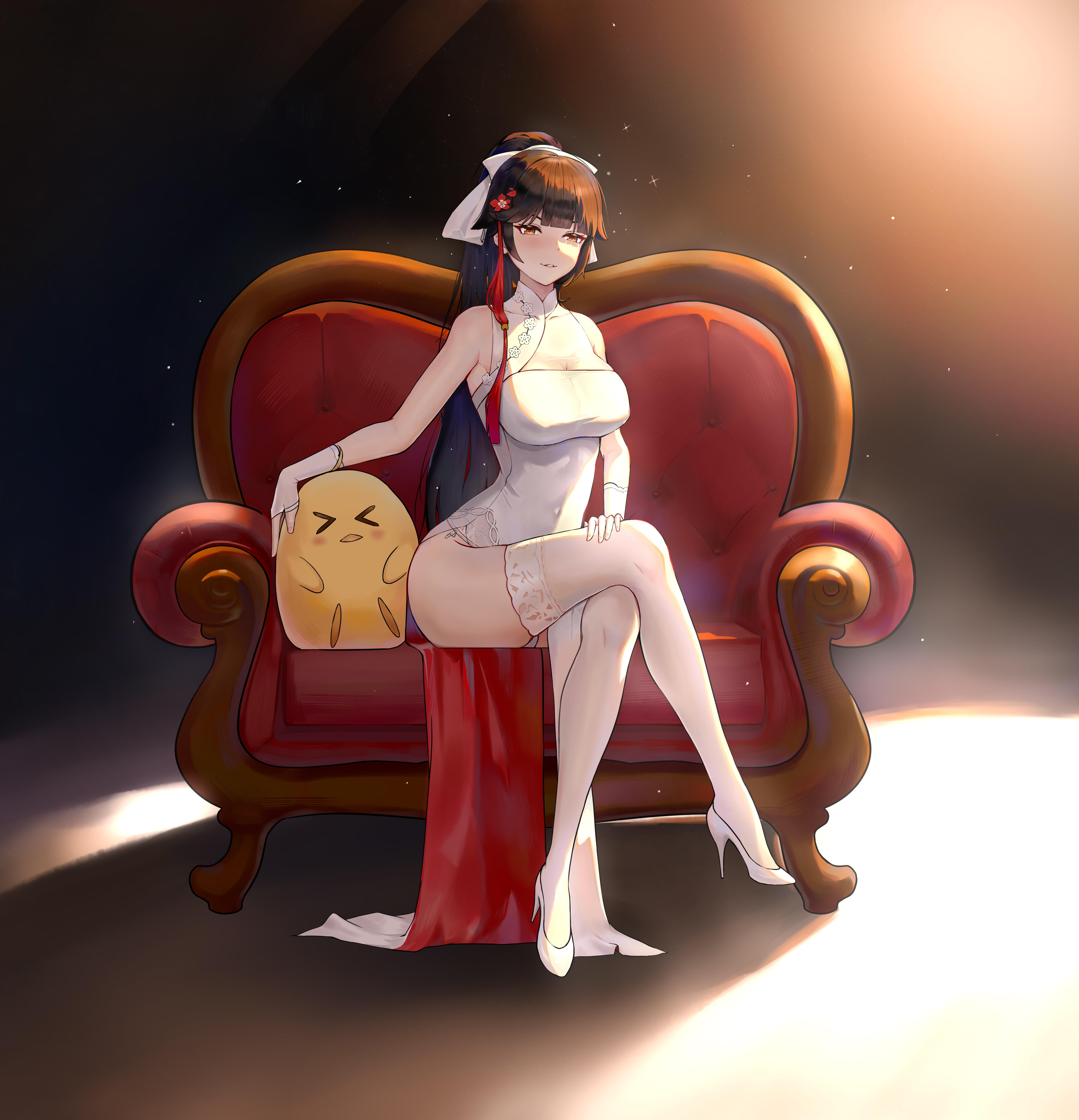 Takao crossed legs [Azur Lane] - Azur Lane