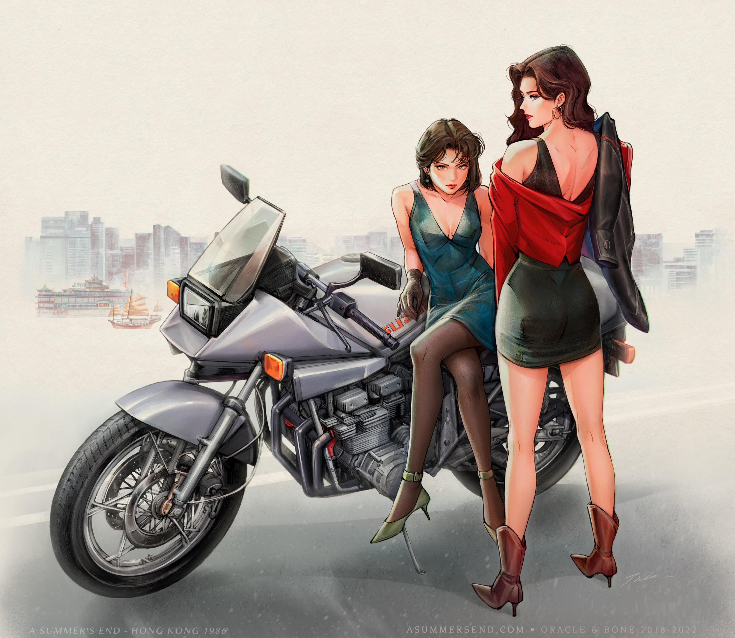80s Biker Babes (by lilac) [Original] - by lilac