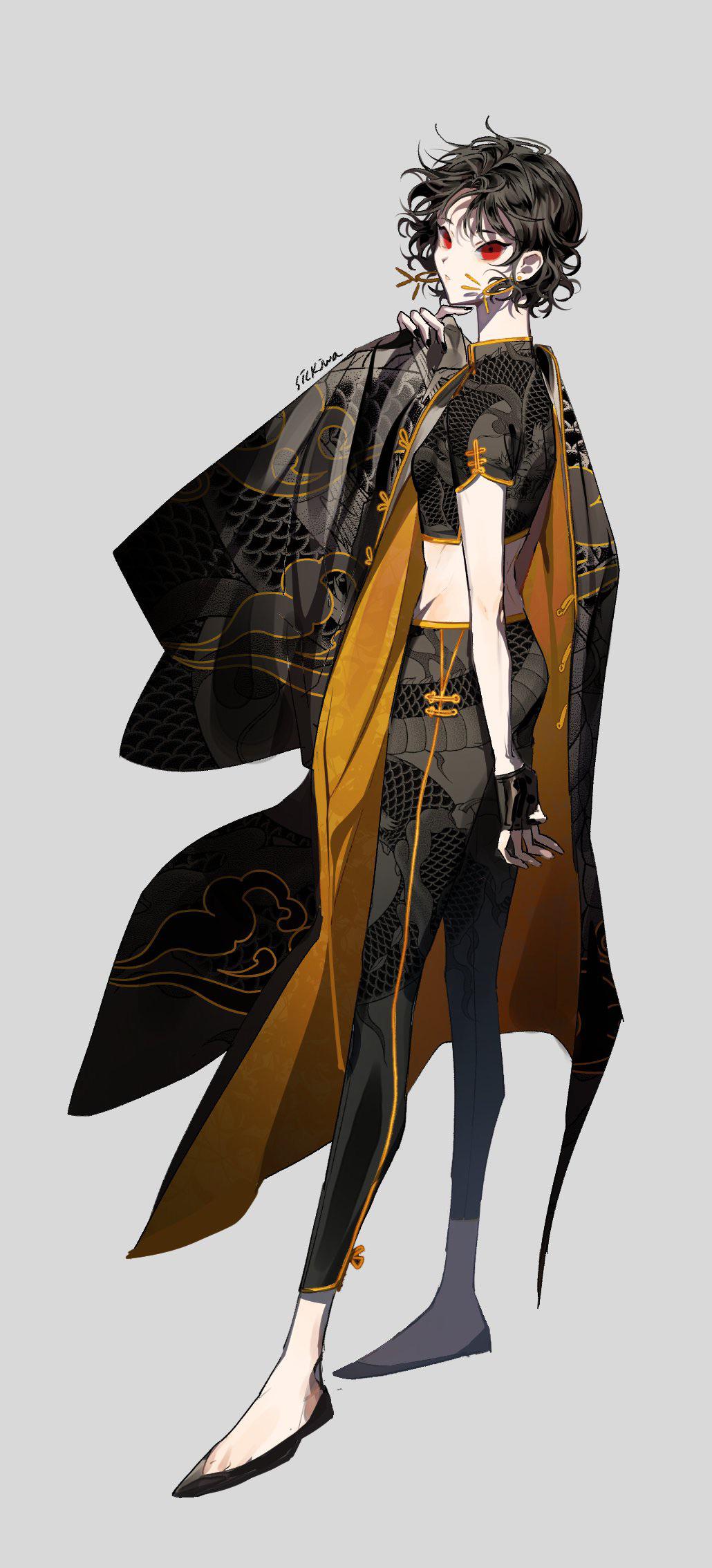 Stylish Long Legged Dragon Beauty (by sickjwa) [Original] - by sickjwa