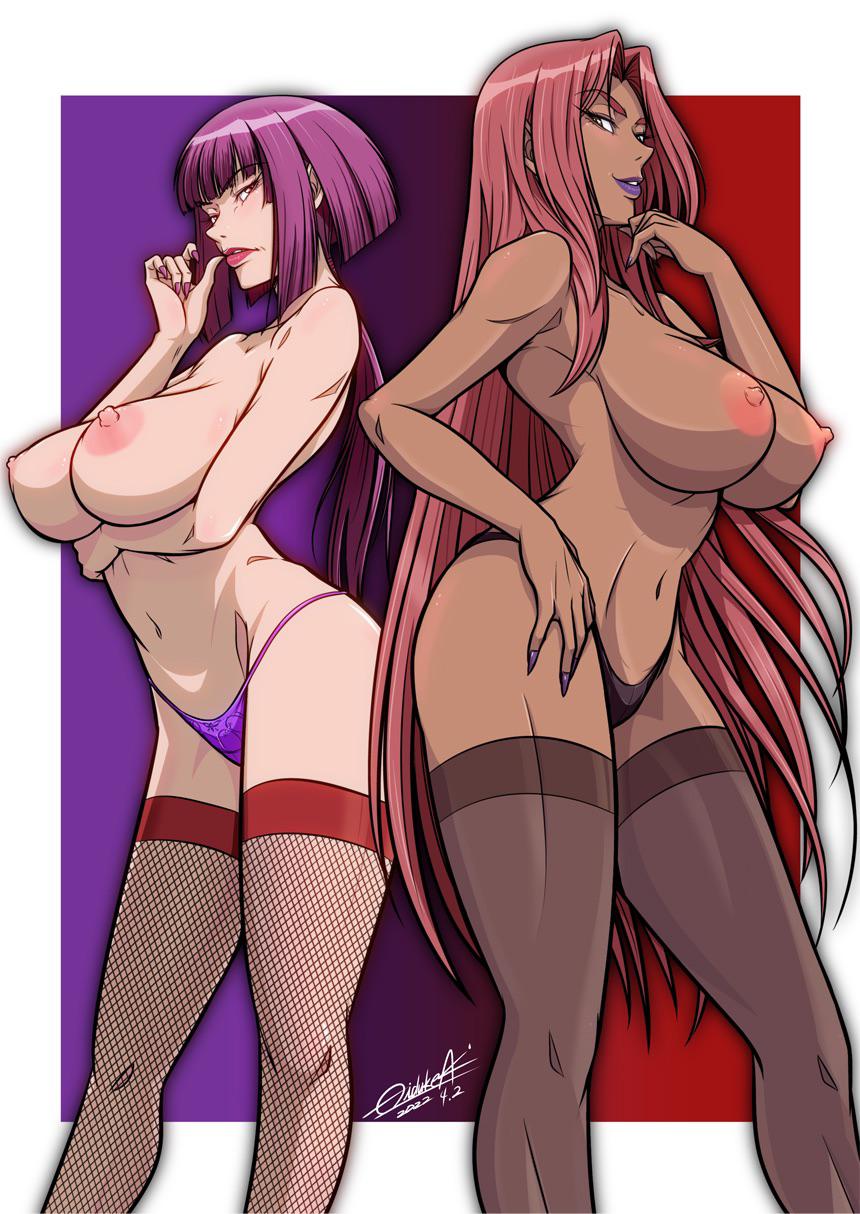 A Hot Duo (animelegs Anime GIF)