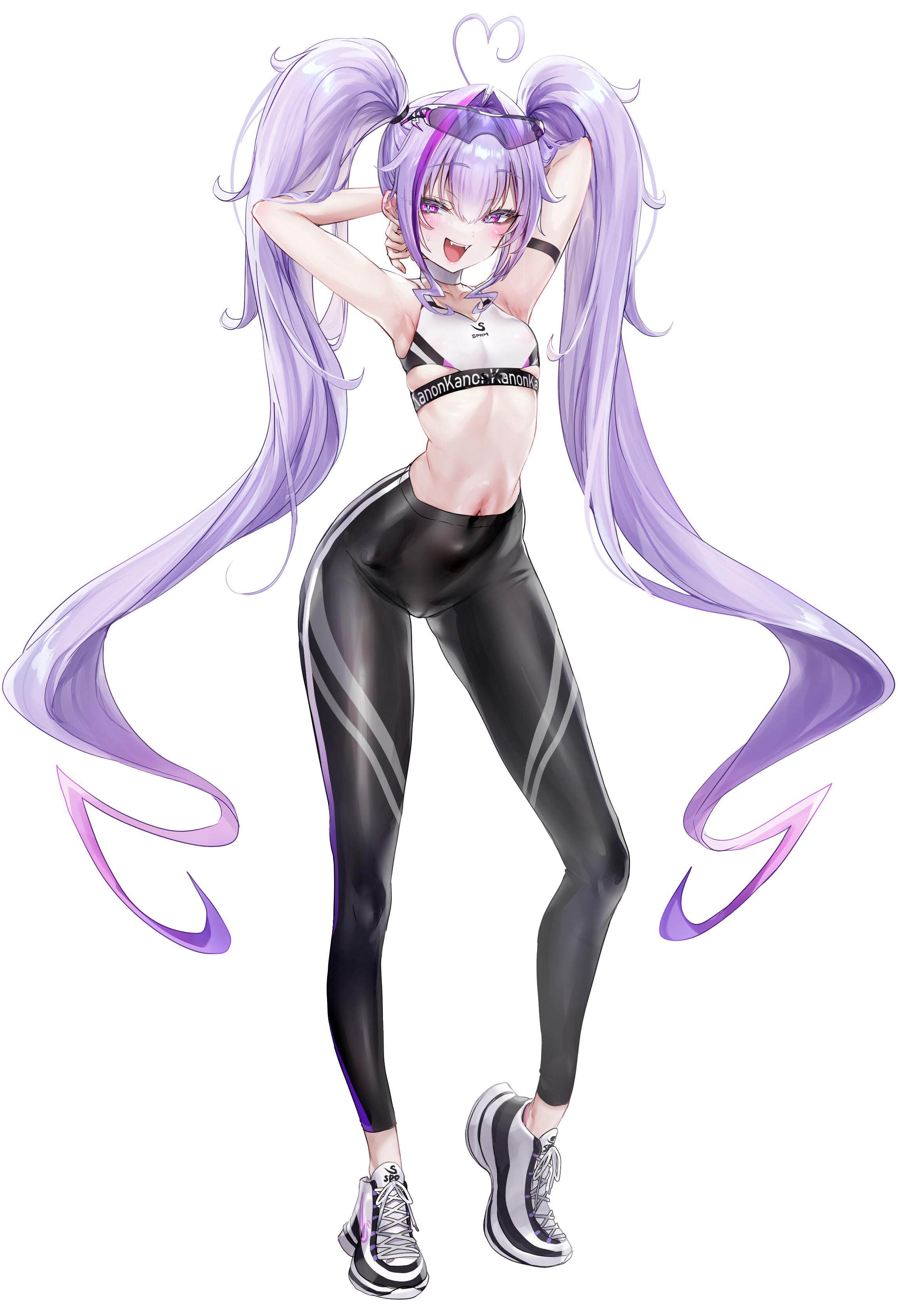 Petite Twintailed Cutie in Yoga Pants [Original] - Original