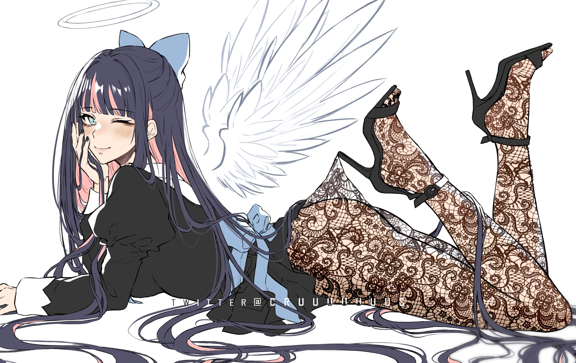 Stylish Stocking [Panty & Stocking W/ Garterbelt] - Panty & Stocking W/ Garterbelt