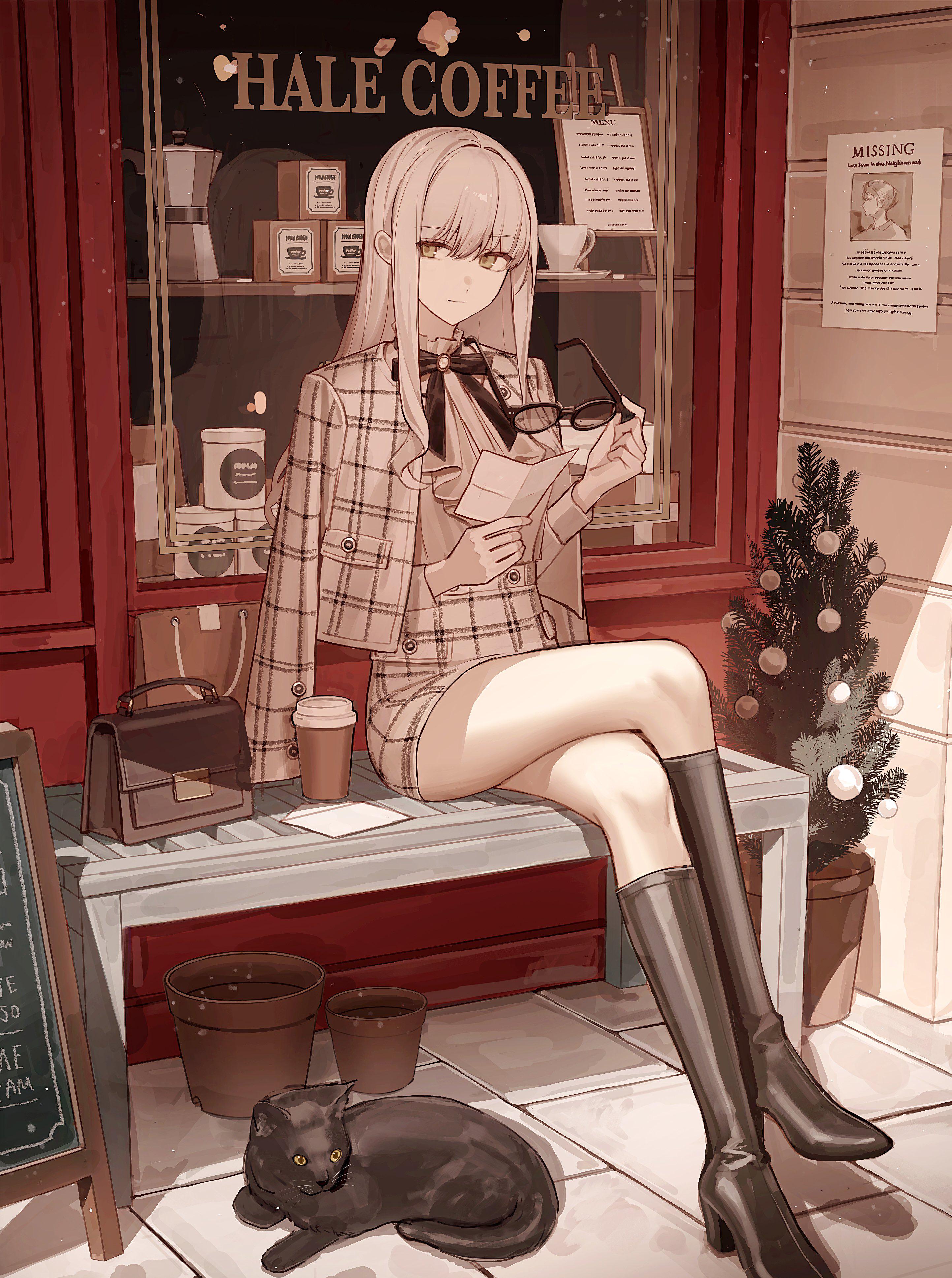 Coffee Shop [Artist's Original] - Artist's Original