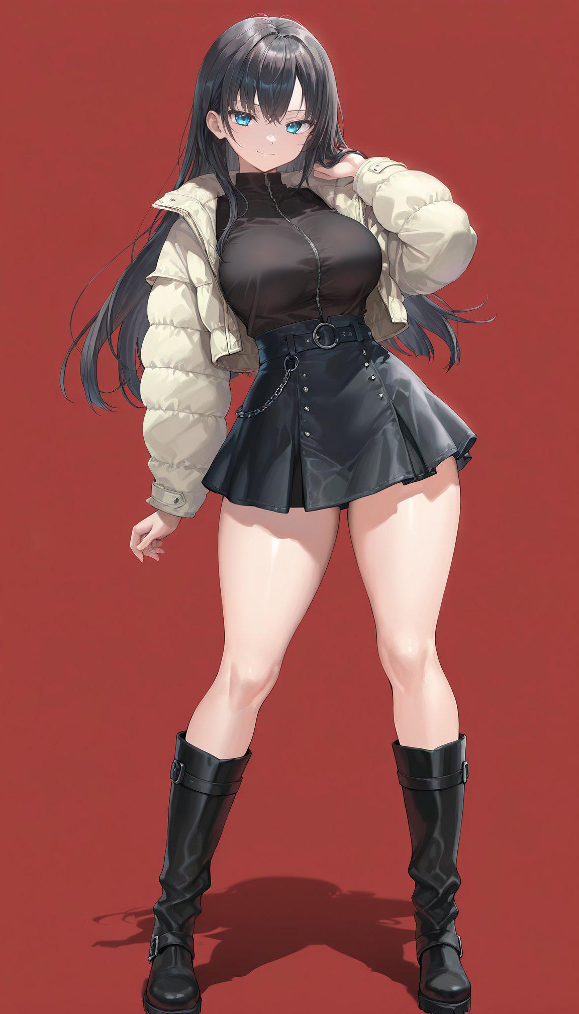 Black High Boots (animelegs Anime GIF)