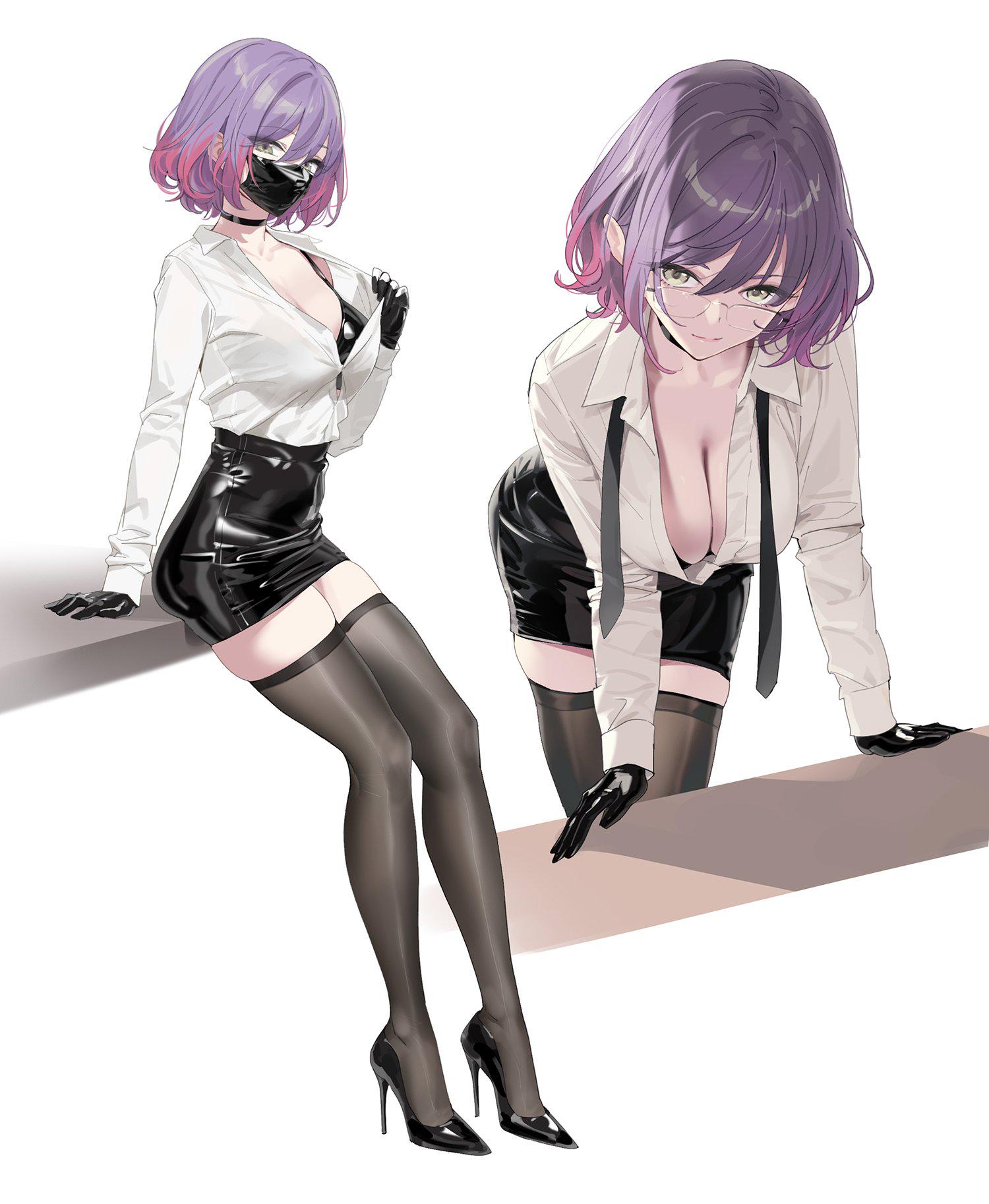 Office Lady Luna [Artist's Original] - Artist's Original