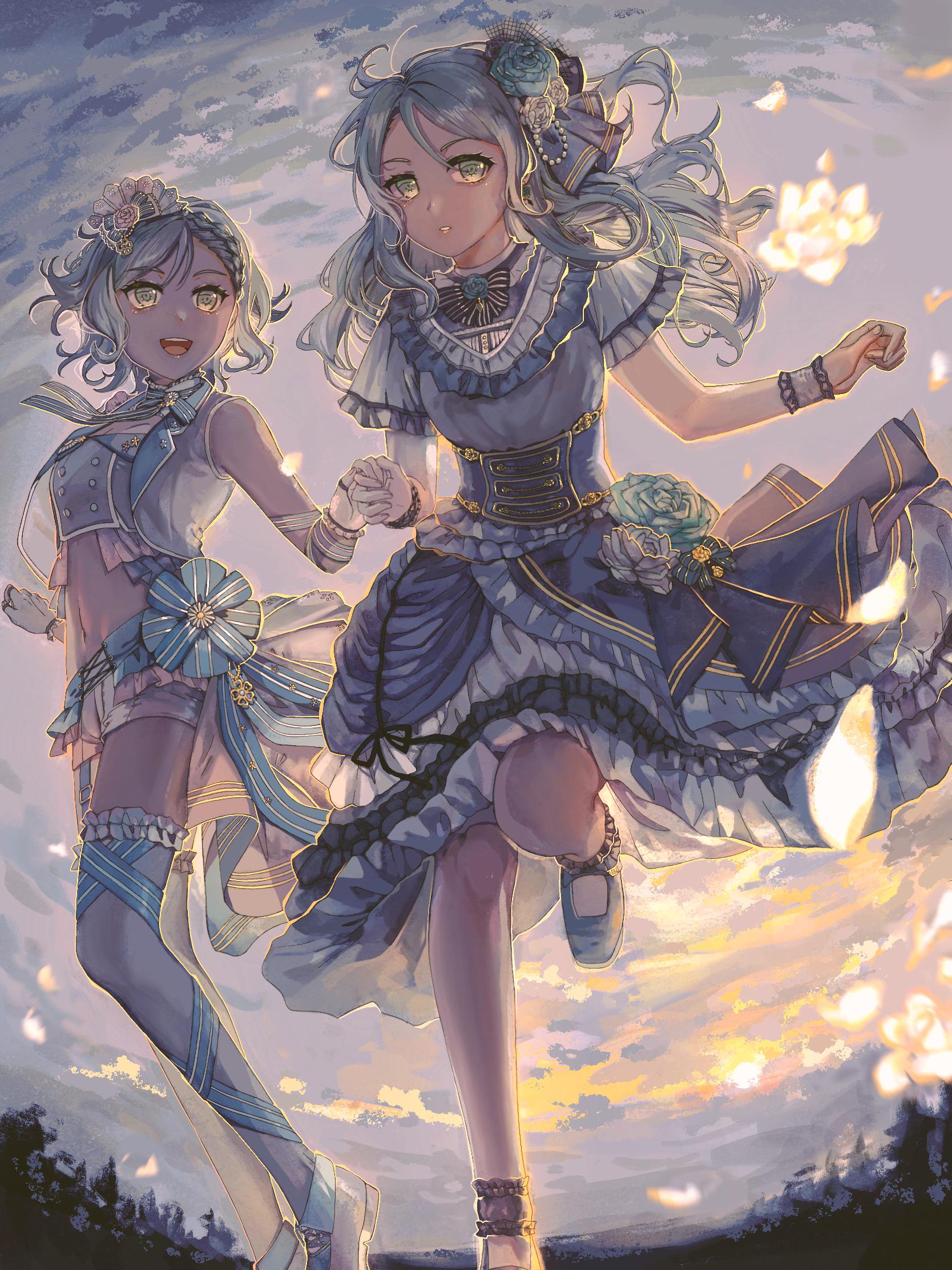 Hina and Sayo going forward [BanG Dream!] (baiduan736) - BanG Dream!
