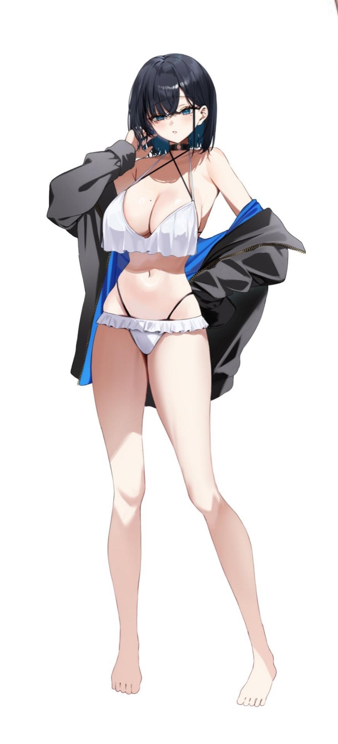 White Swimsuit [Artist's Original] - Artist's Original