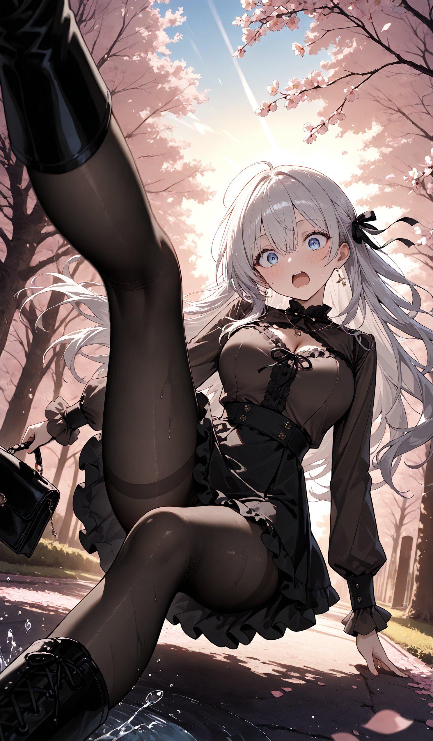 Slipping on a Puddle [Artist's Original] - Artist's Original