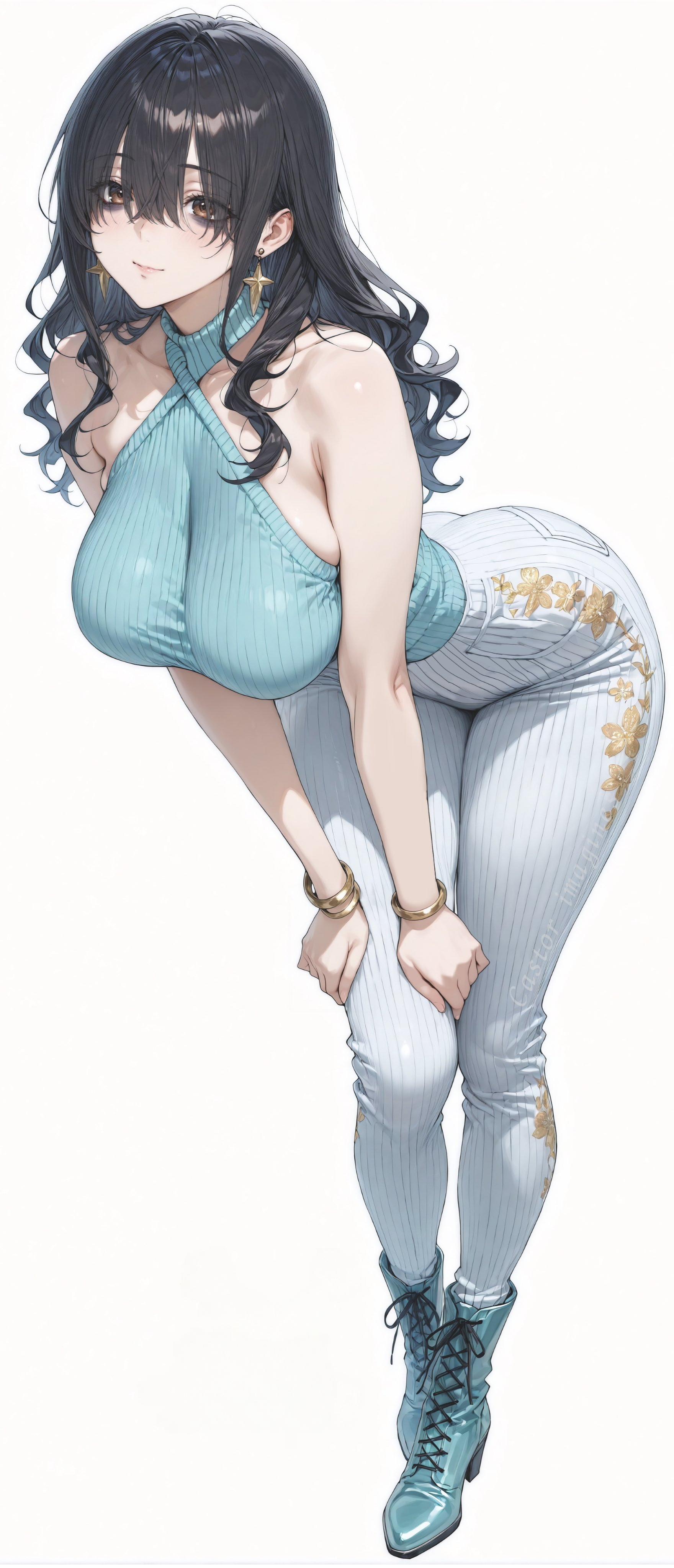 Gloomy Eyed Mommy GF (animelegs Anime GIF)