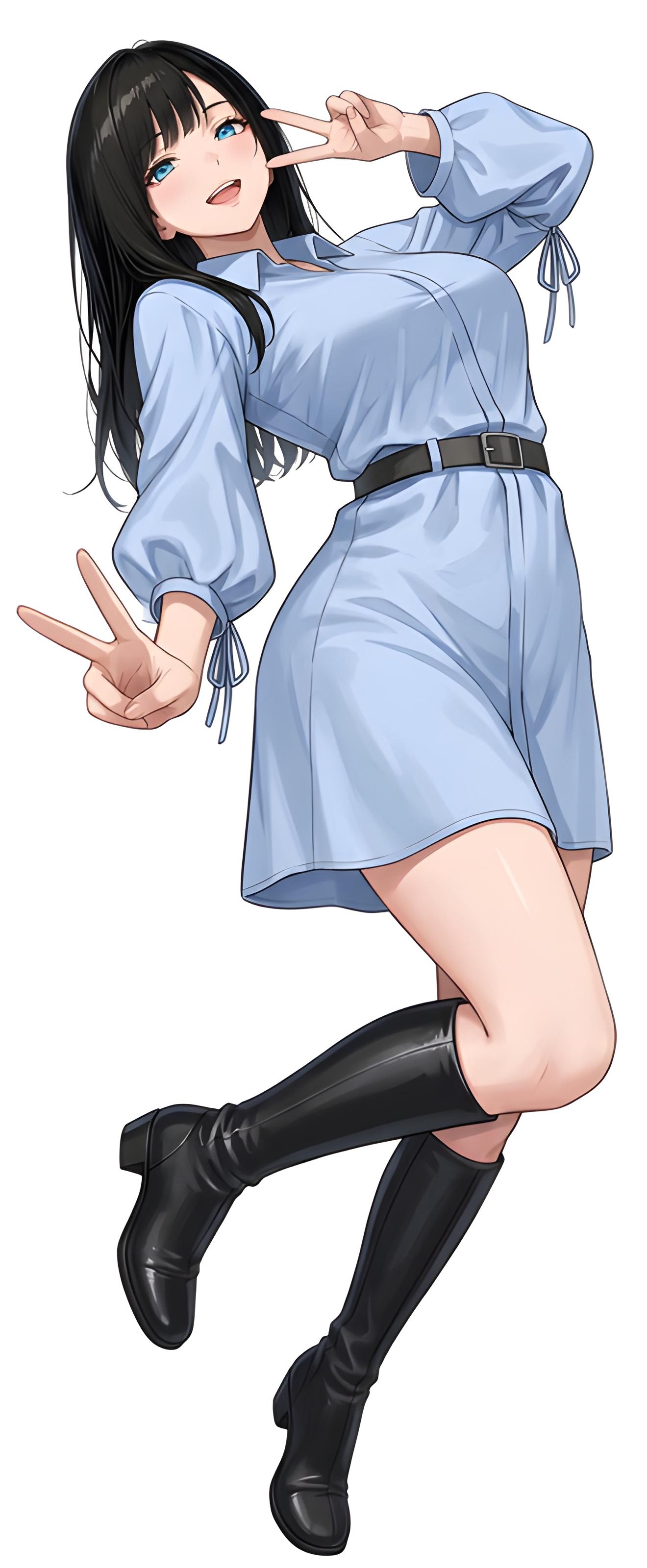 Double Peace ✌️ (animelegs Anime GIF)