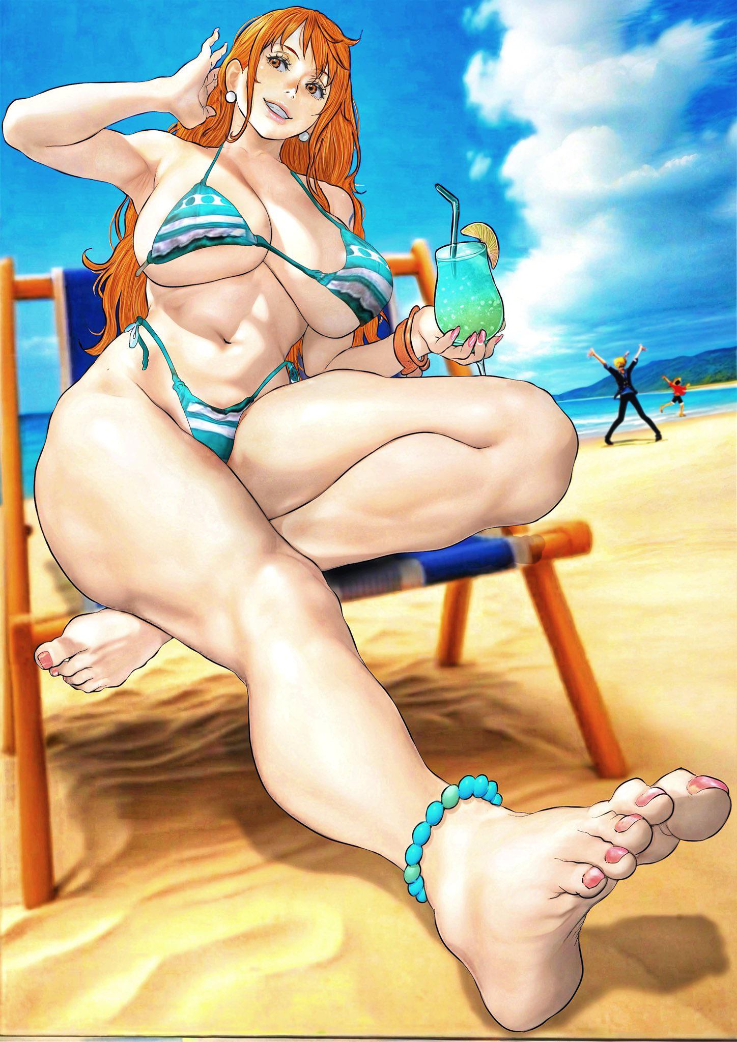 Nami At The Beach [One Piece] - One Piece