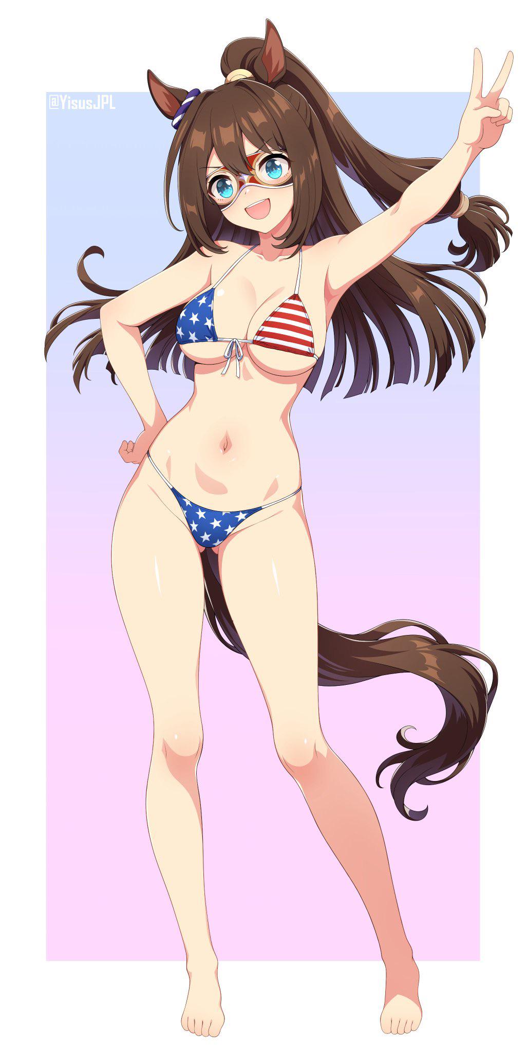 El Condor Pasa Team USA Bikini [Umamusume] - Umamusume