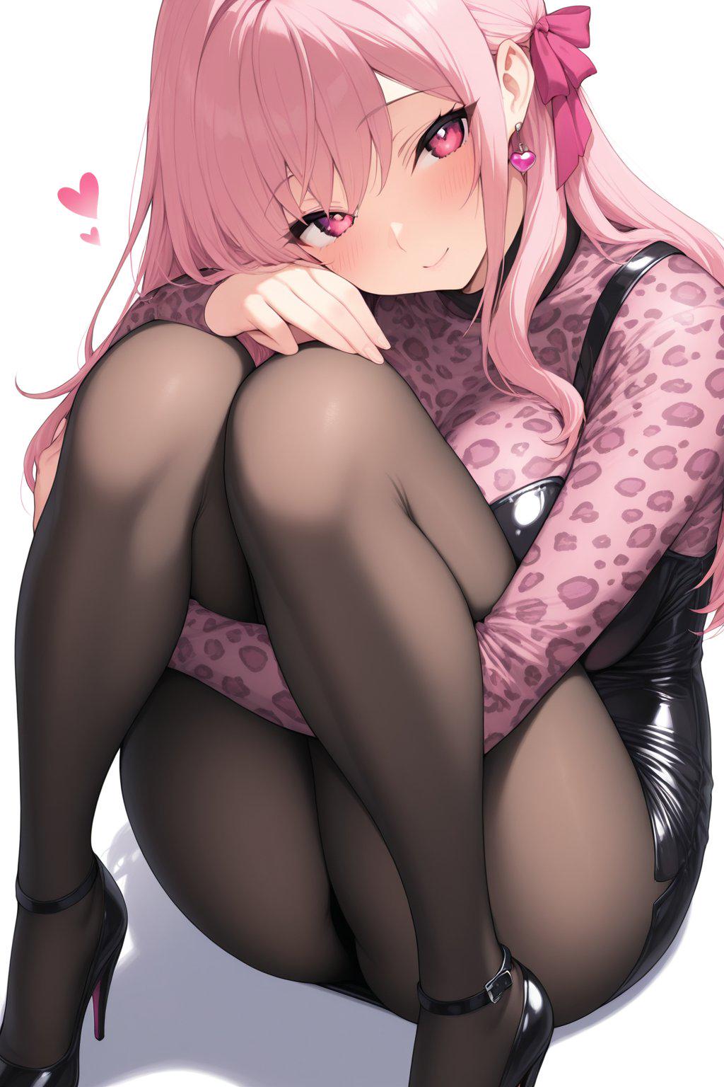 Pink Leopard Print (animelegs Anime GIF)
