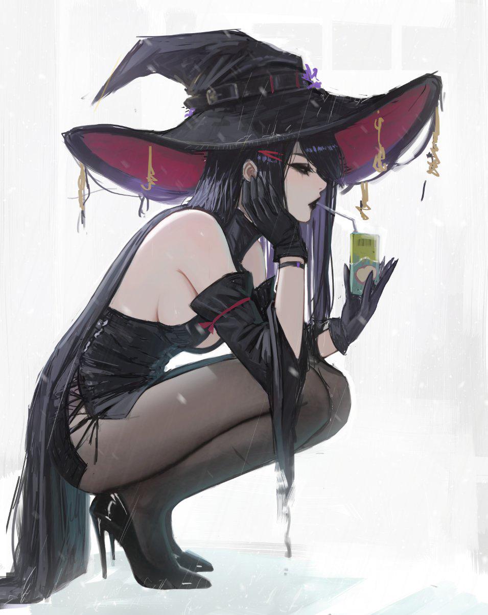 Goth Witch 🧃[Artist's Original] - Artist's Original