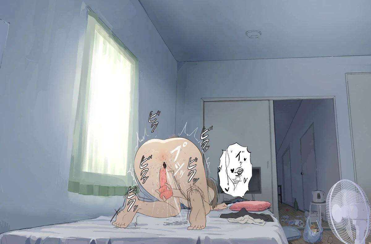 Typical day off for me. Get sweaty, cancel plans, masturbate all day. (MasturbationHentai Anime GIF)